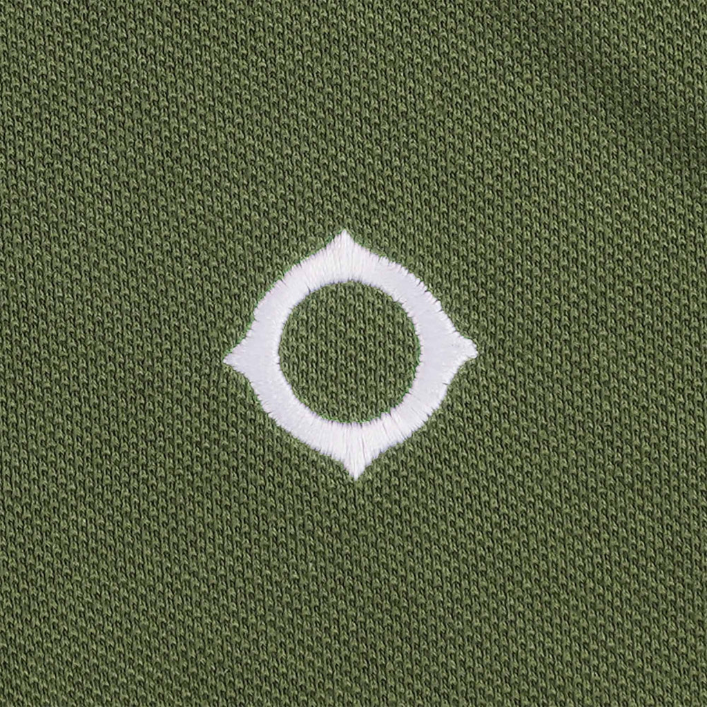 Ma Strum Long Sleeve Funnel Neck Polo Shirt - Oil Slick