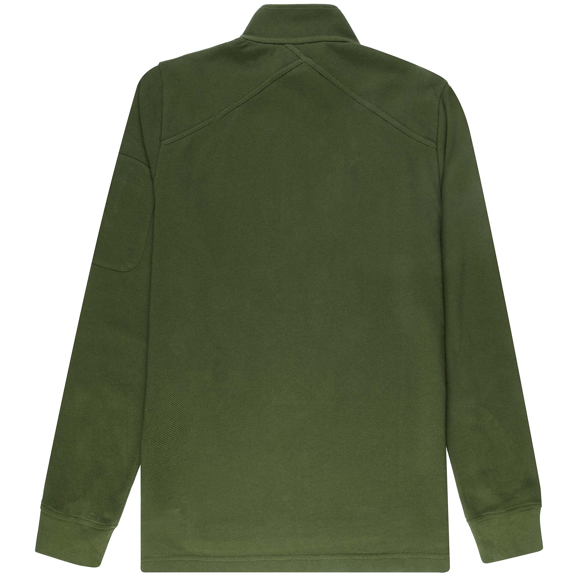 Ma Strum Long Sleeve Funnel Neck Polo Shirt - Oil Slick