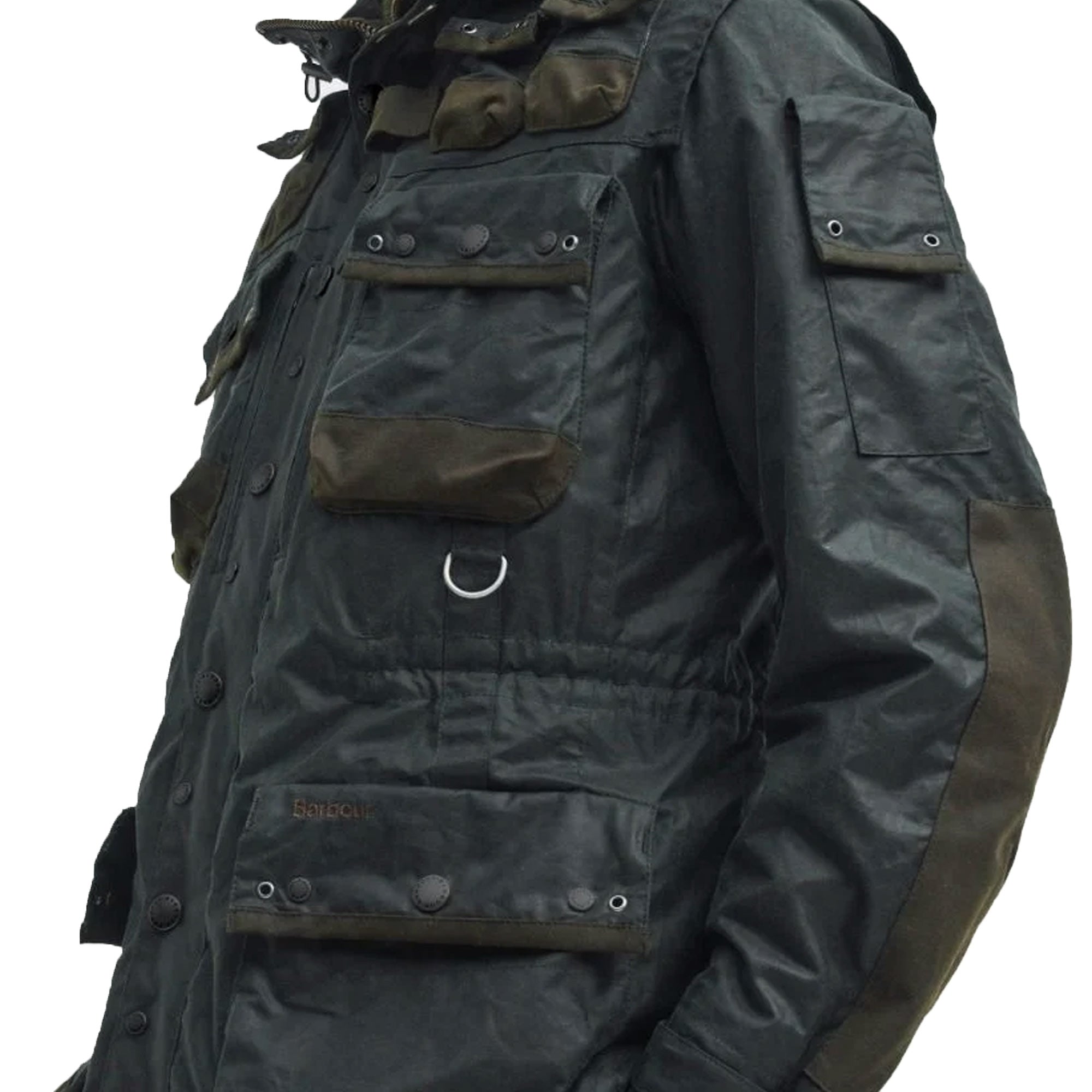 Barbour x TO KI TO Military Waxed Jacket - Sage – Stuarts London