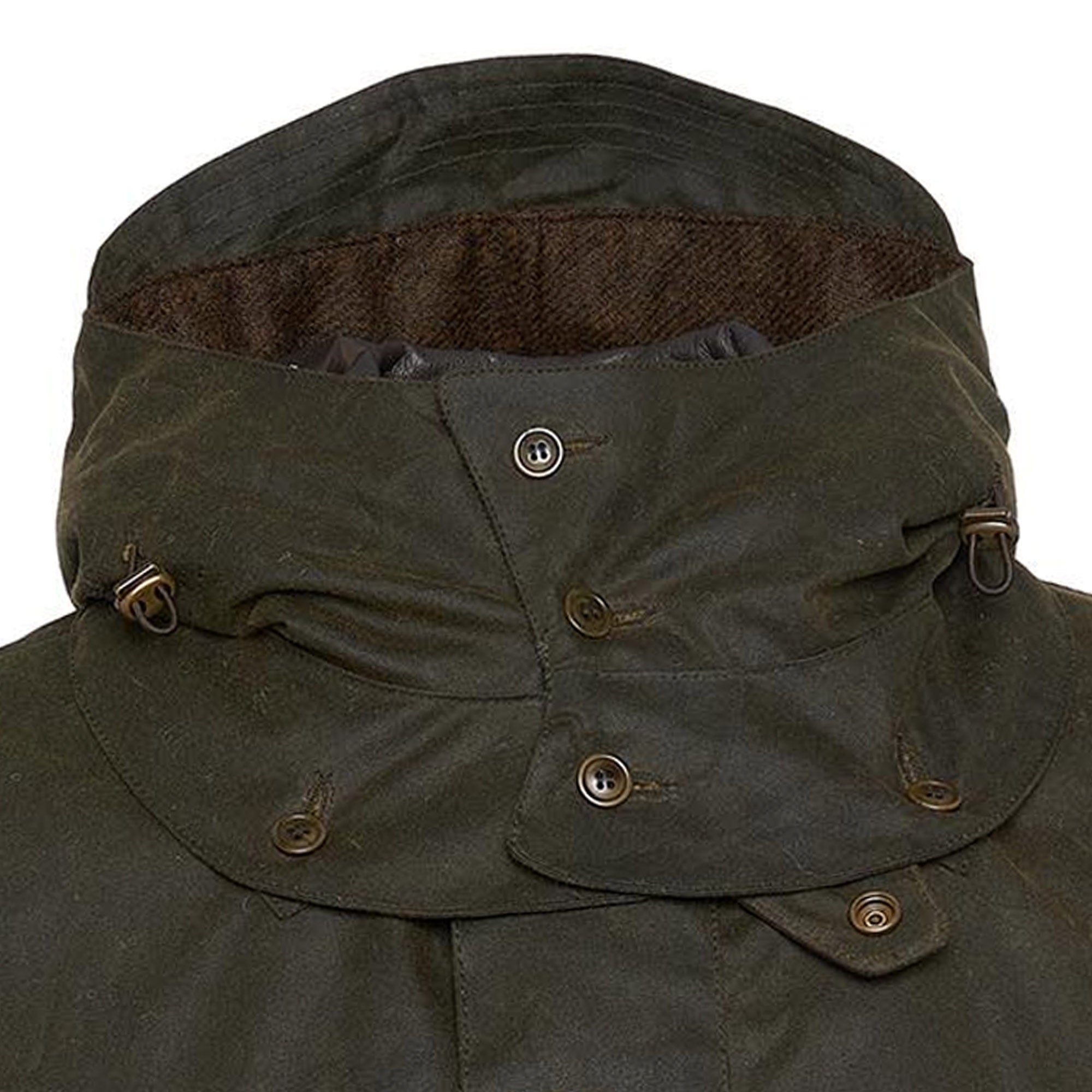 Barbour x TO KI TO Shoreman Waxed Jacket - Olive