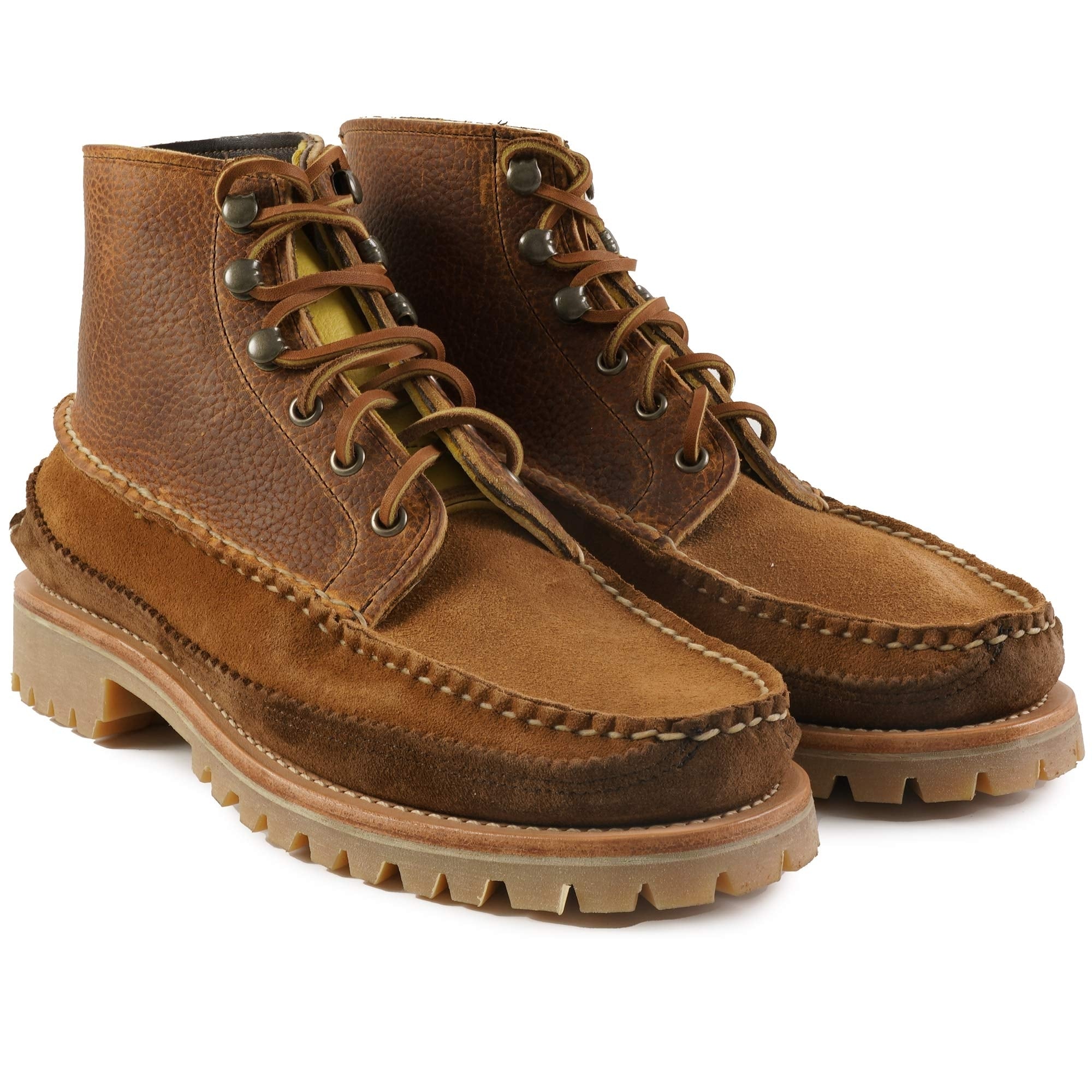 All Handsewn Maine Guide DB Boots - Brown