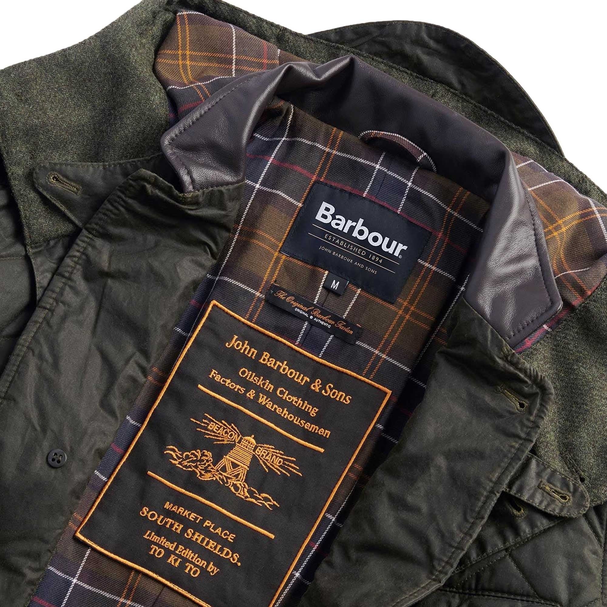 Barbour x TO KI TO Driving Quilted Wax Jacket - Archive – Stuarts