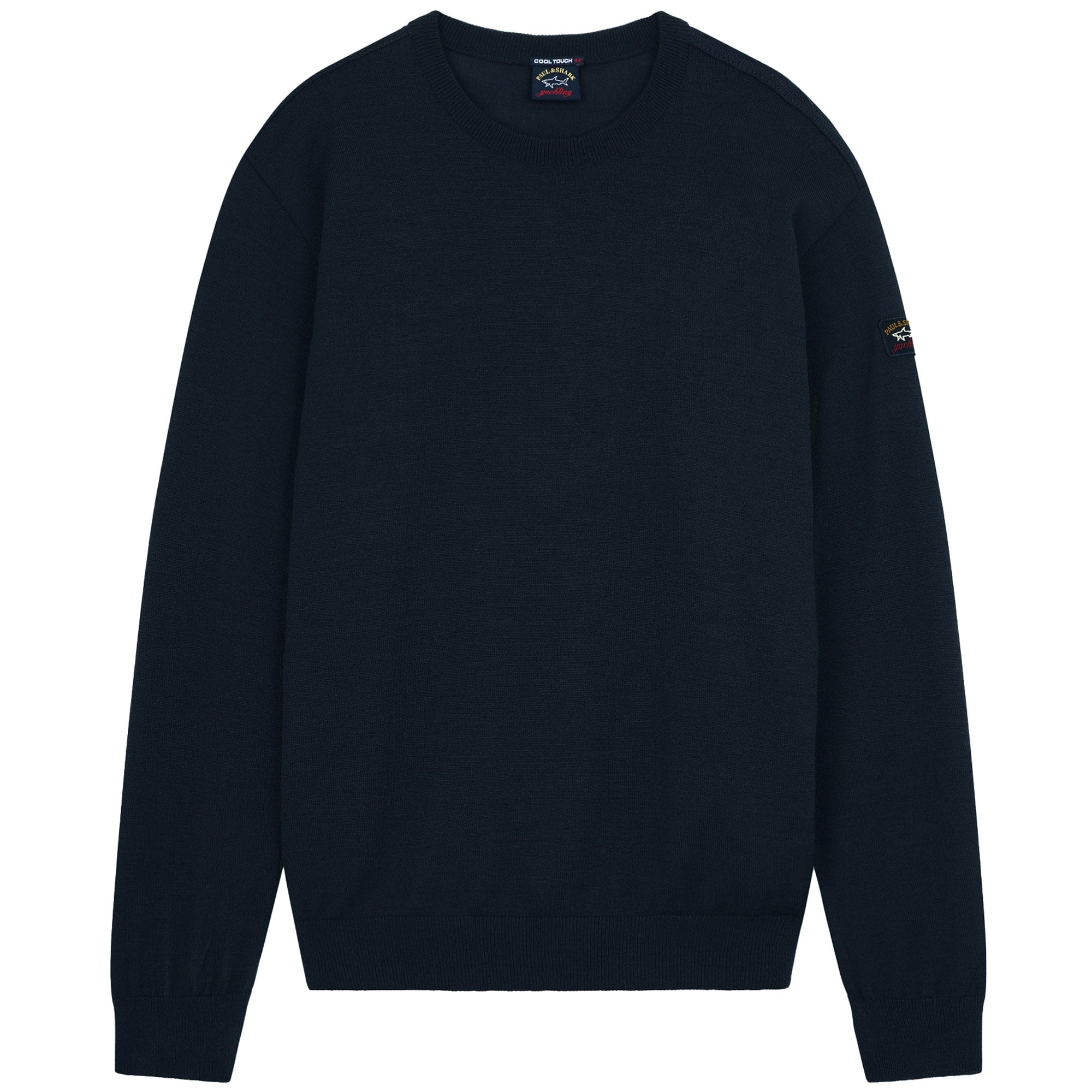 Paul and Shark Wool Crew Neck Jumper - Navy