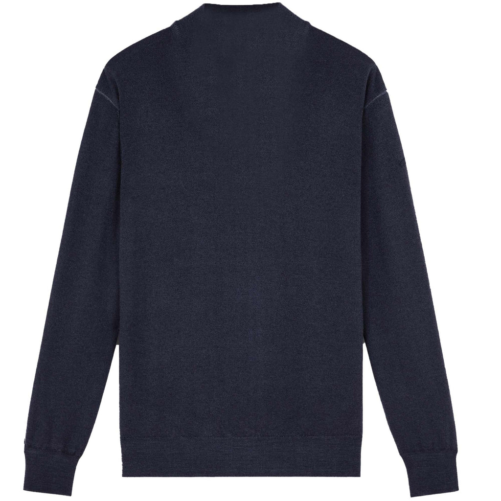 Paul and Shark Half Zip Sweater - Navy