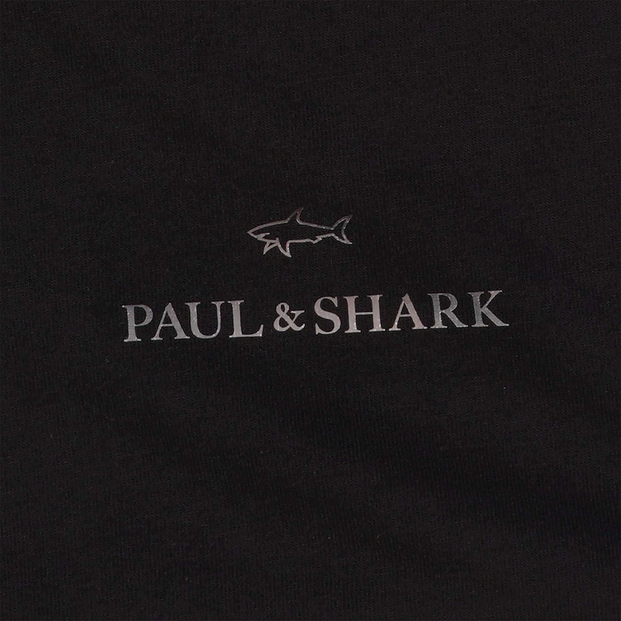 Paul and Shark Logo T-Shirt - Black