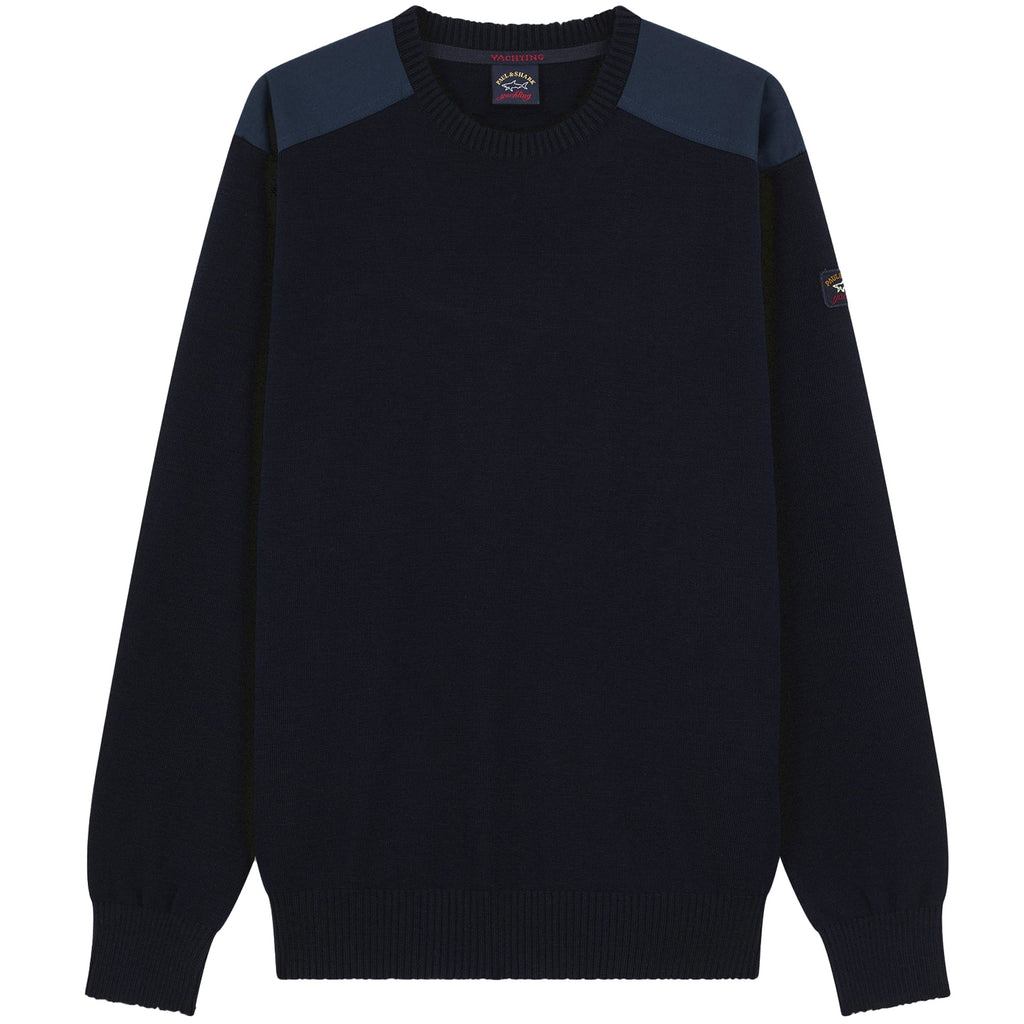 Paul and Shark Crew Neck Sweatshirt - Navy