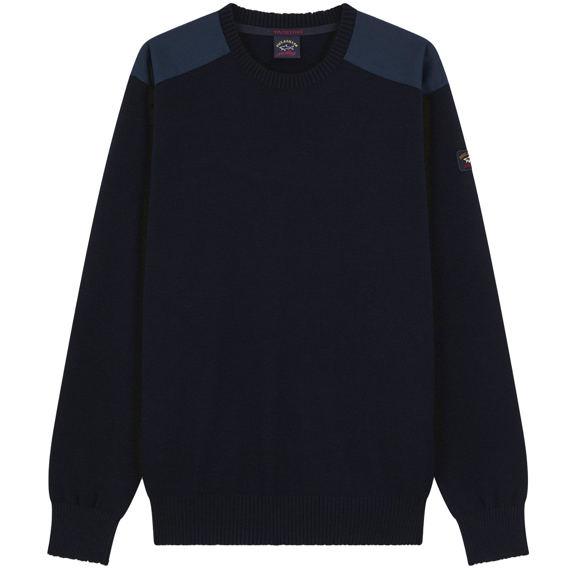 Paul and Shark Crew Neck Sweatshirt - Navy