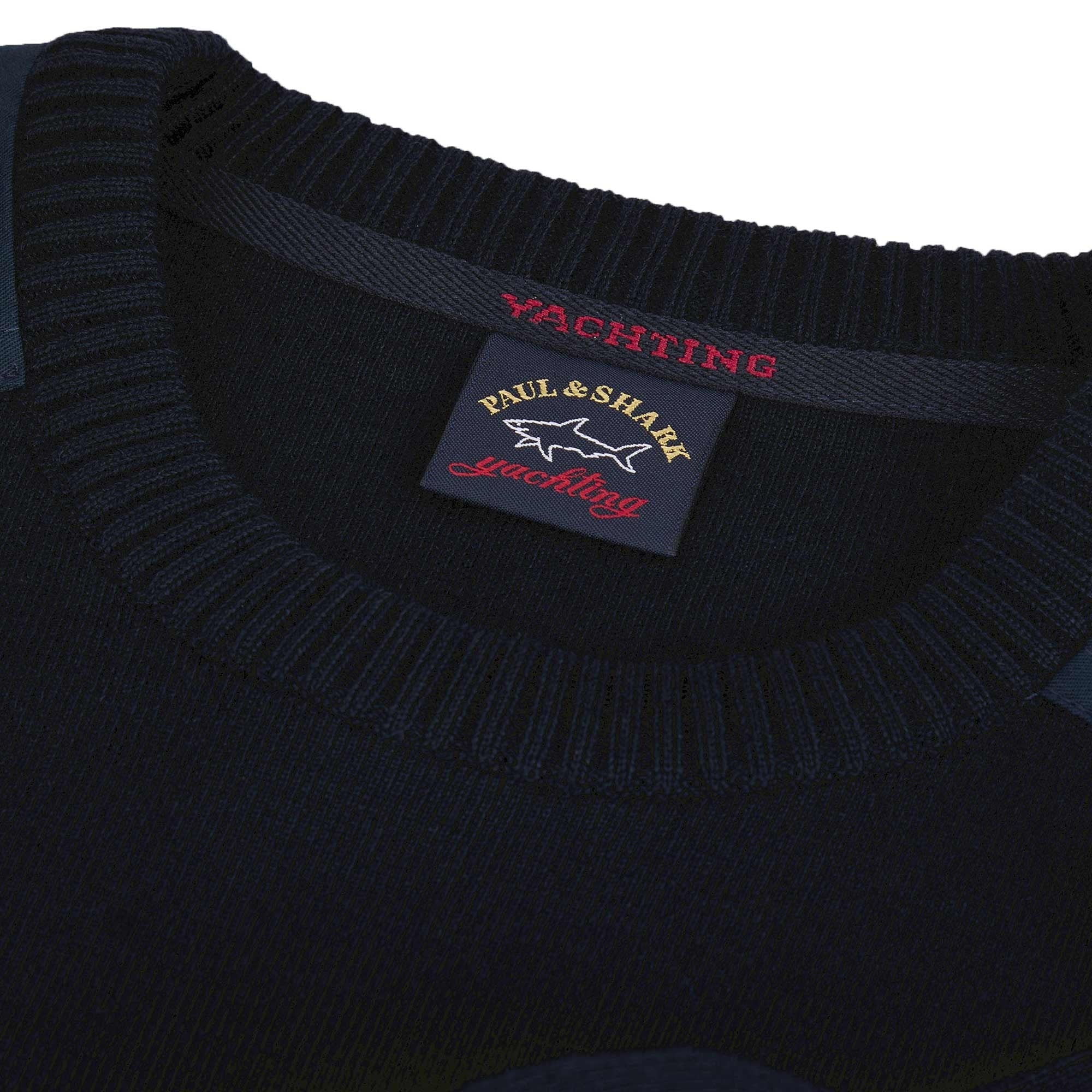 Paul and Shark Crew Neck Sweatshirt - Navy