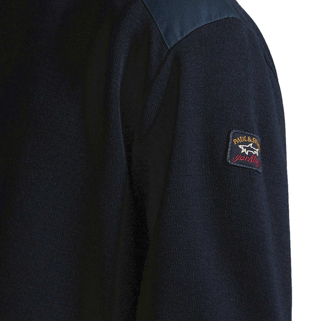 Paul and Shark Crew Neck Sweatshirt - Navy