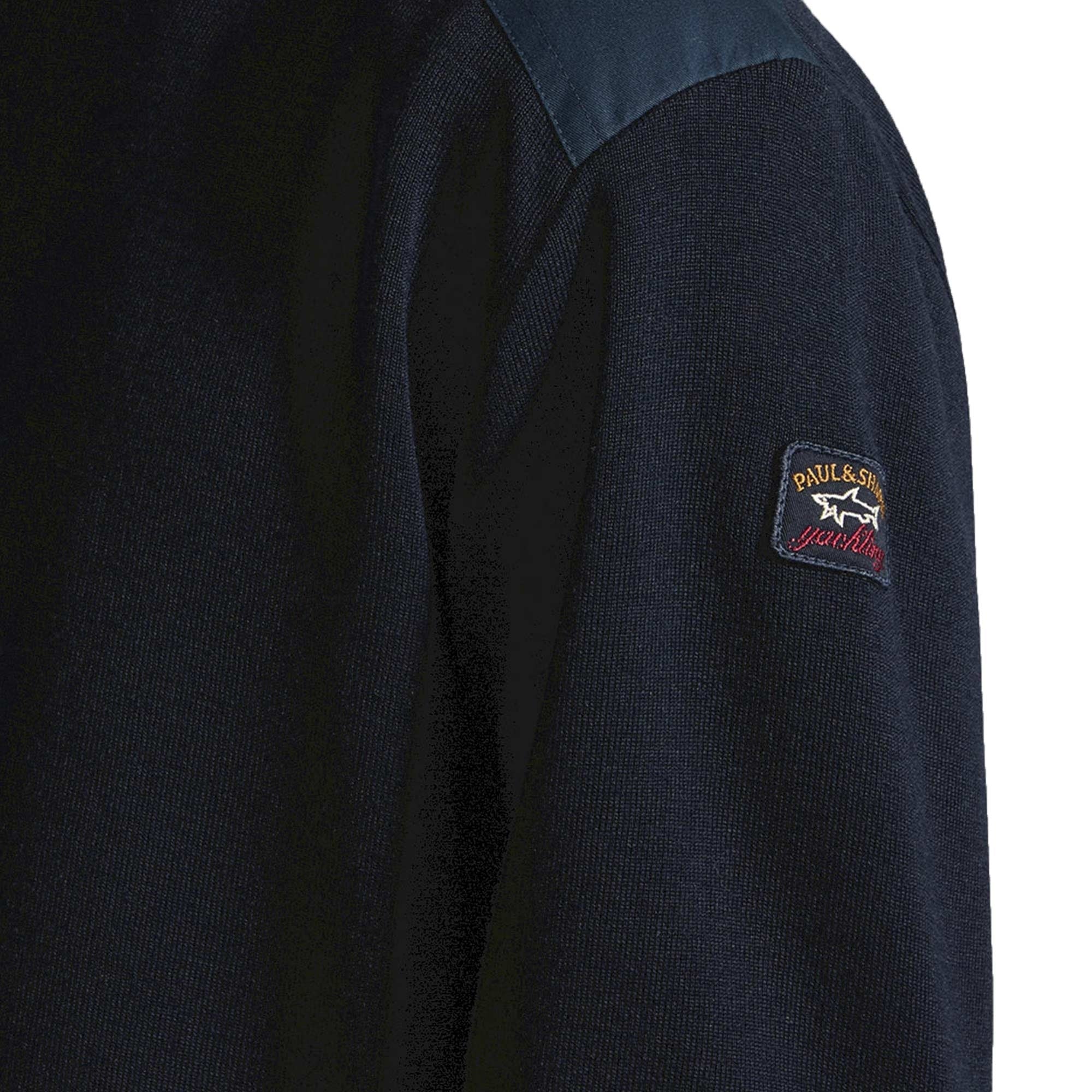 Paul and Shark Crew Neck Sweatshirt - Navy