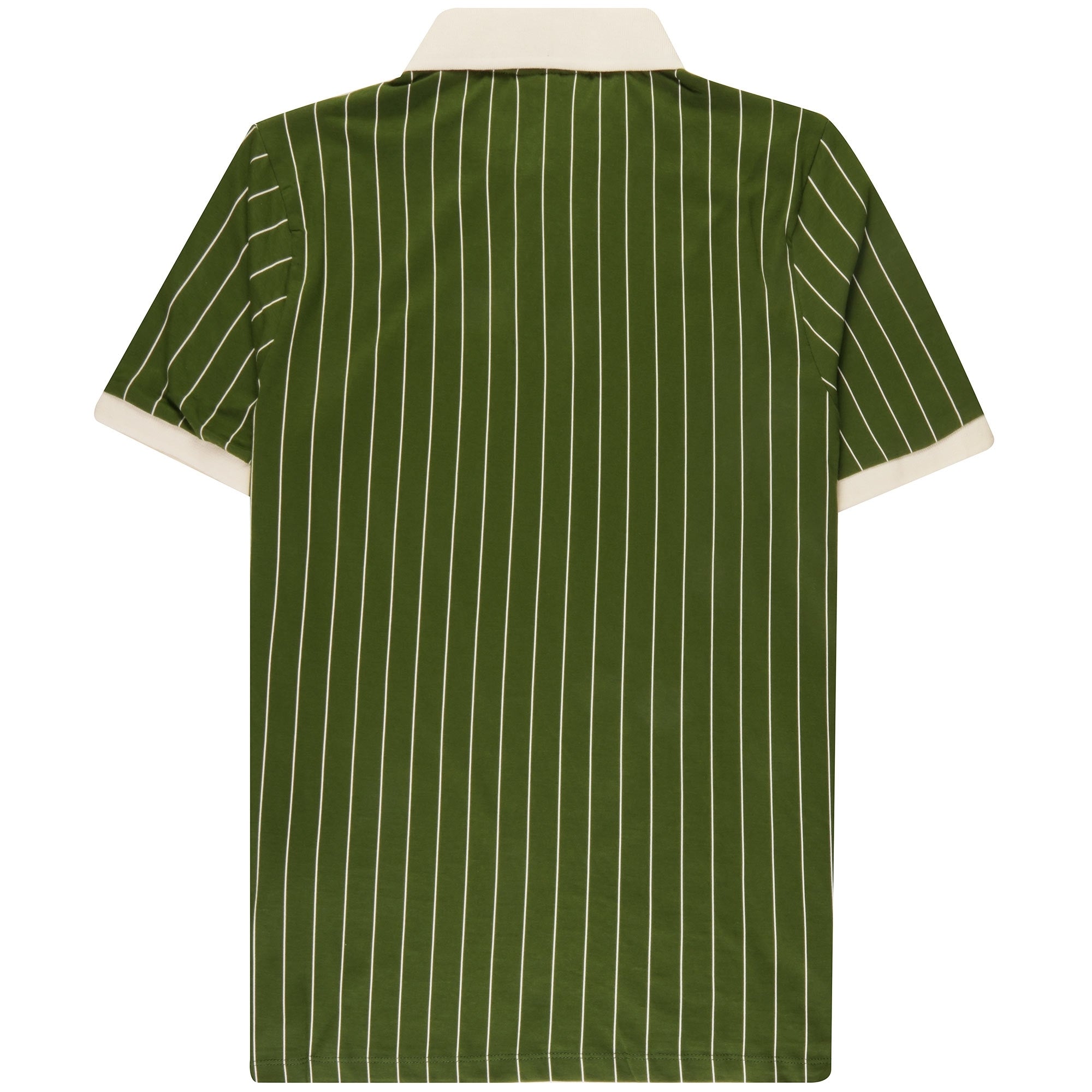 Fila Vintage BB1 Striped Polo Shirt - Chive