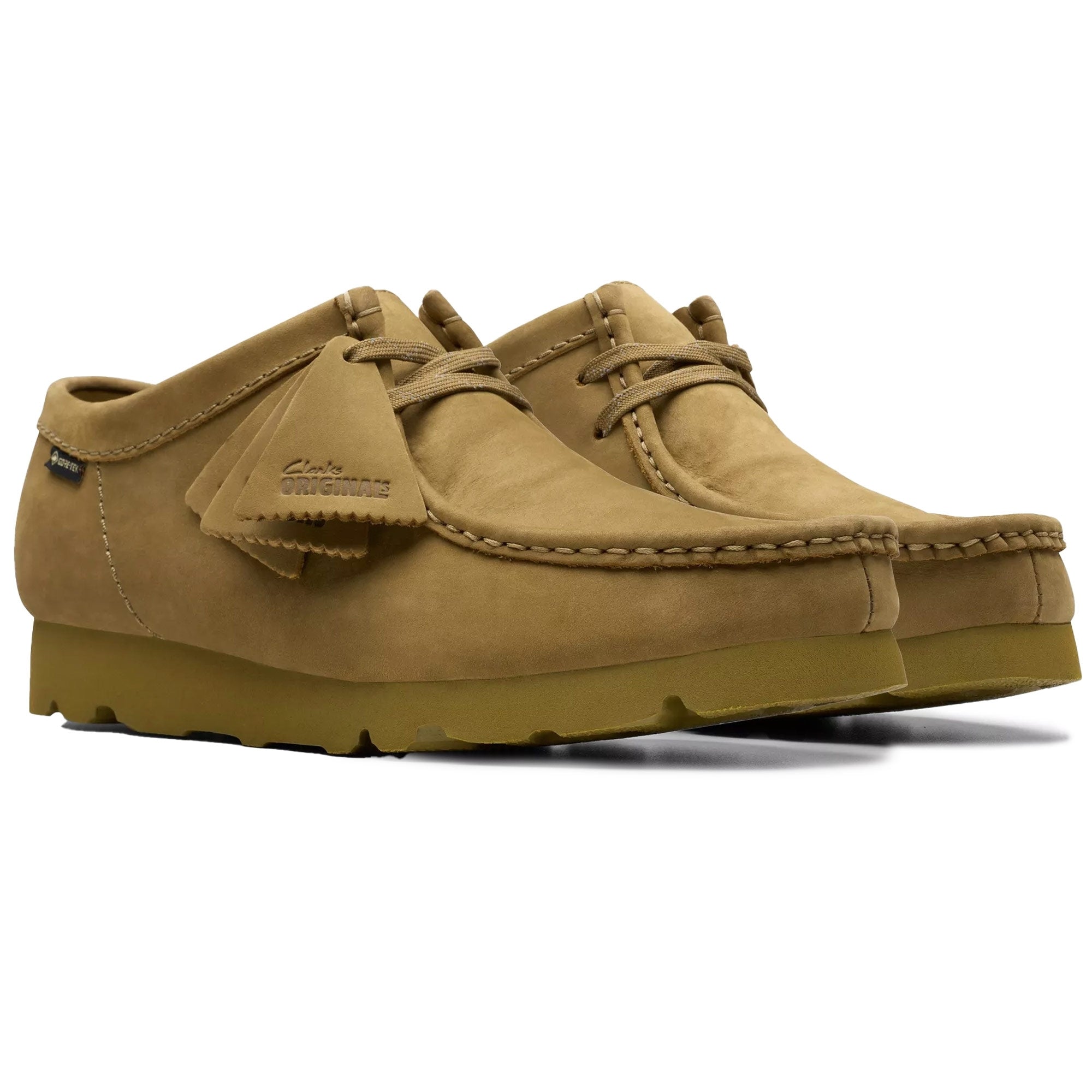 Clarks Originals Wallabee Gore-Tex - Oakmoss Nubuck – Stuarts London