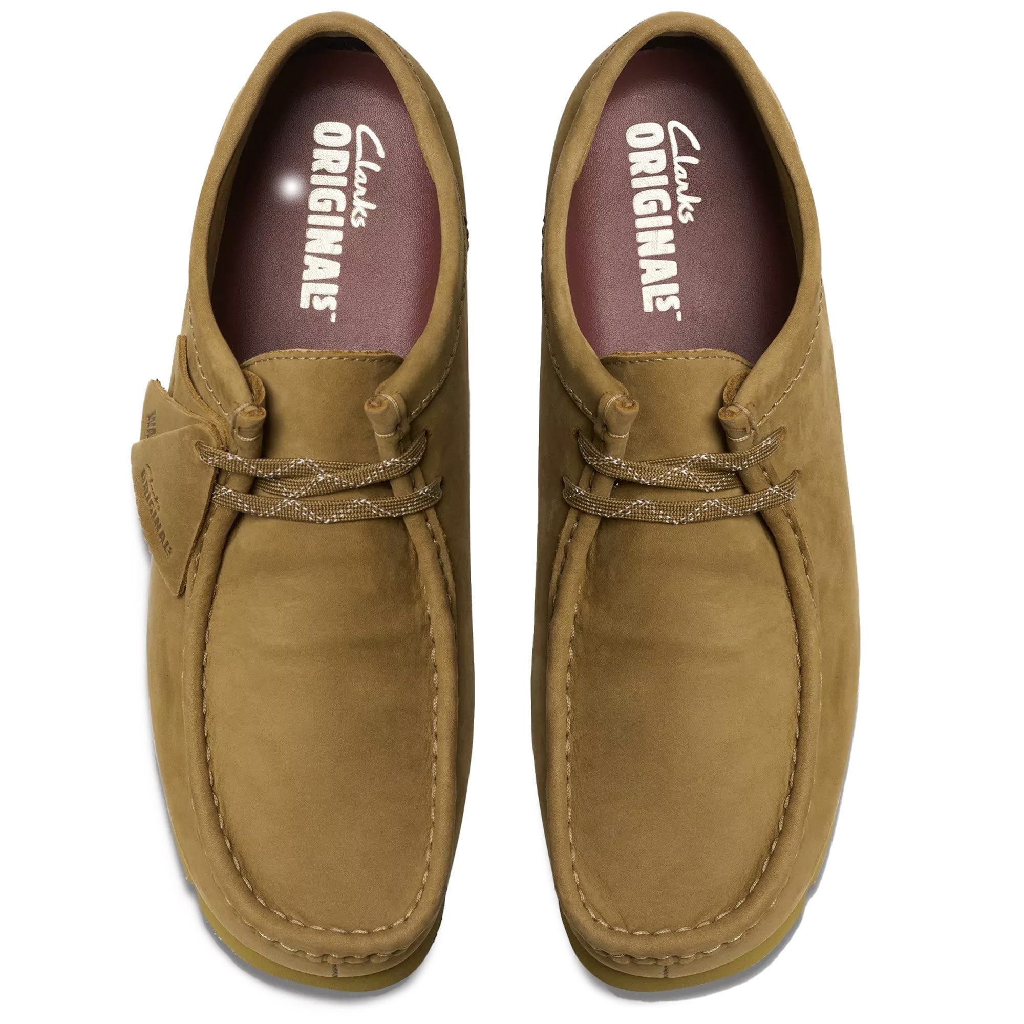 Clarks Originals Wallabee Gore-Tex - Oakmoss Nubuck – Stuarts London
