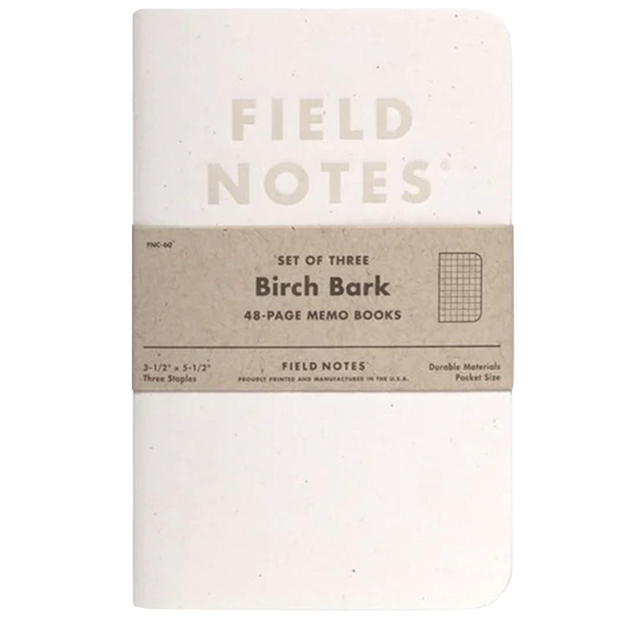 Field Notes 3 Pack Birch Bark Notebooks