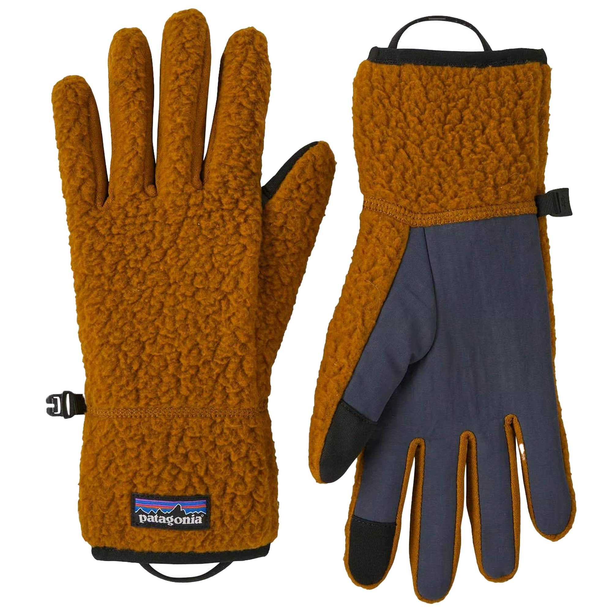 Patagonia Retro Pile Fleece Gloves - Brown