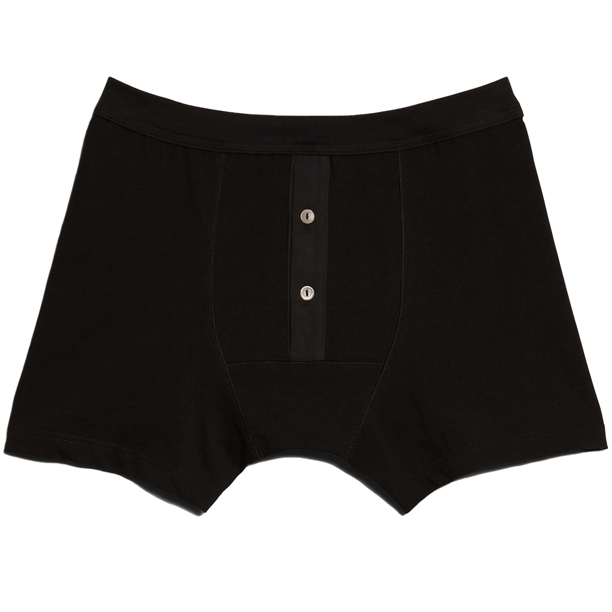 Button Boxers - Black