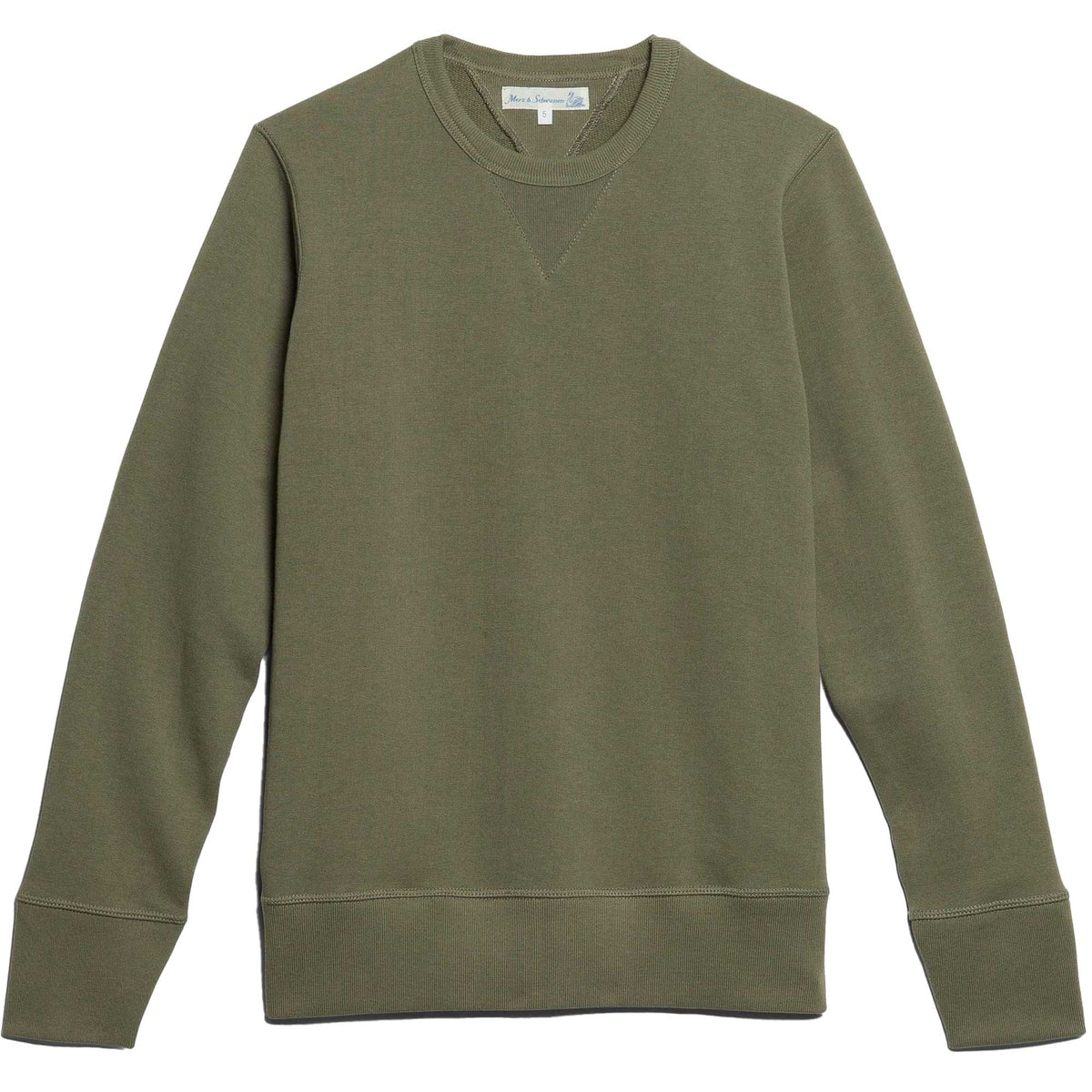 Merz b Schwanen 346 Loopwheeled Sweatshirt - Army Green – Stuarts 