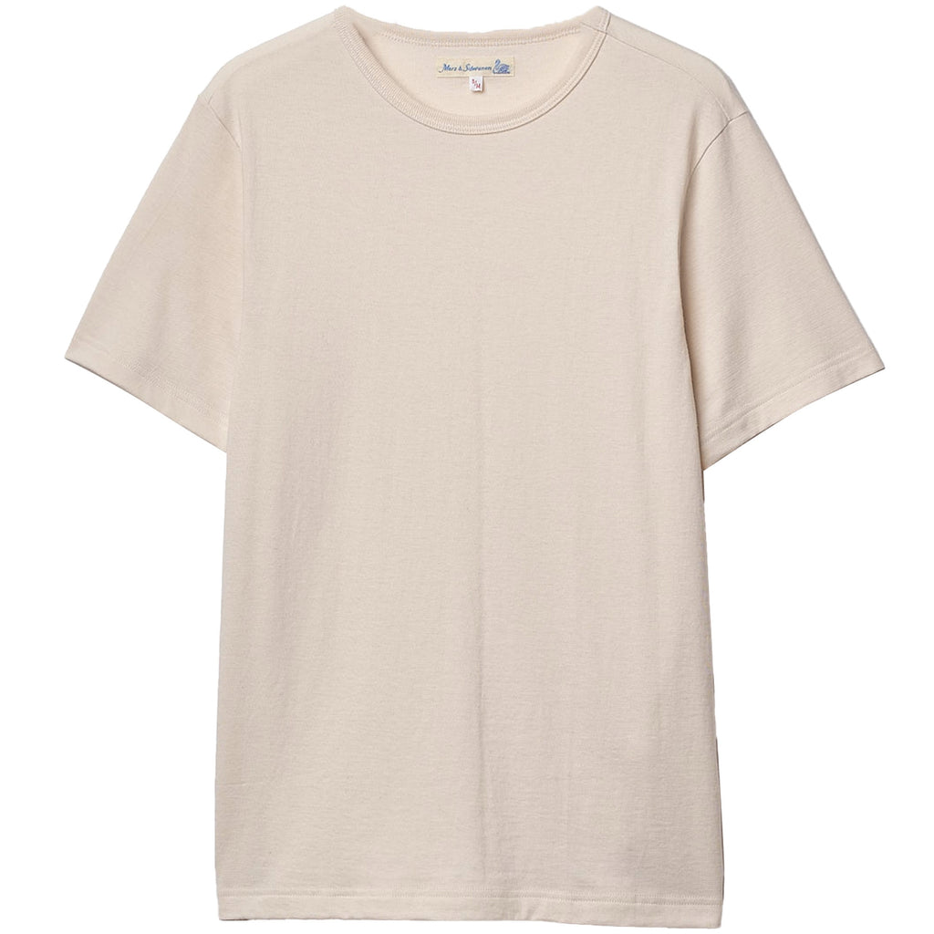 1950s Loopwheeled T-Shirt - Natural