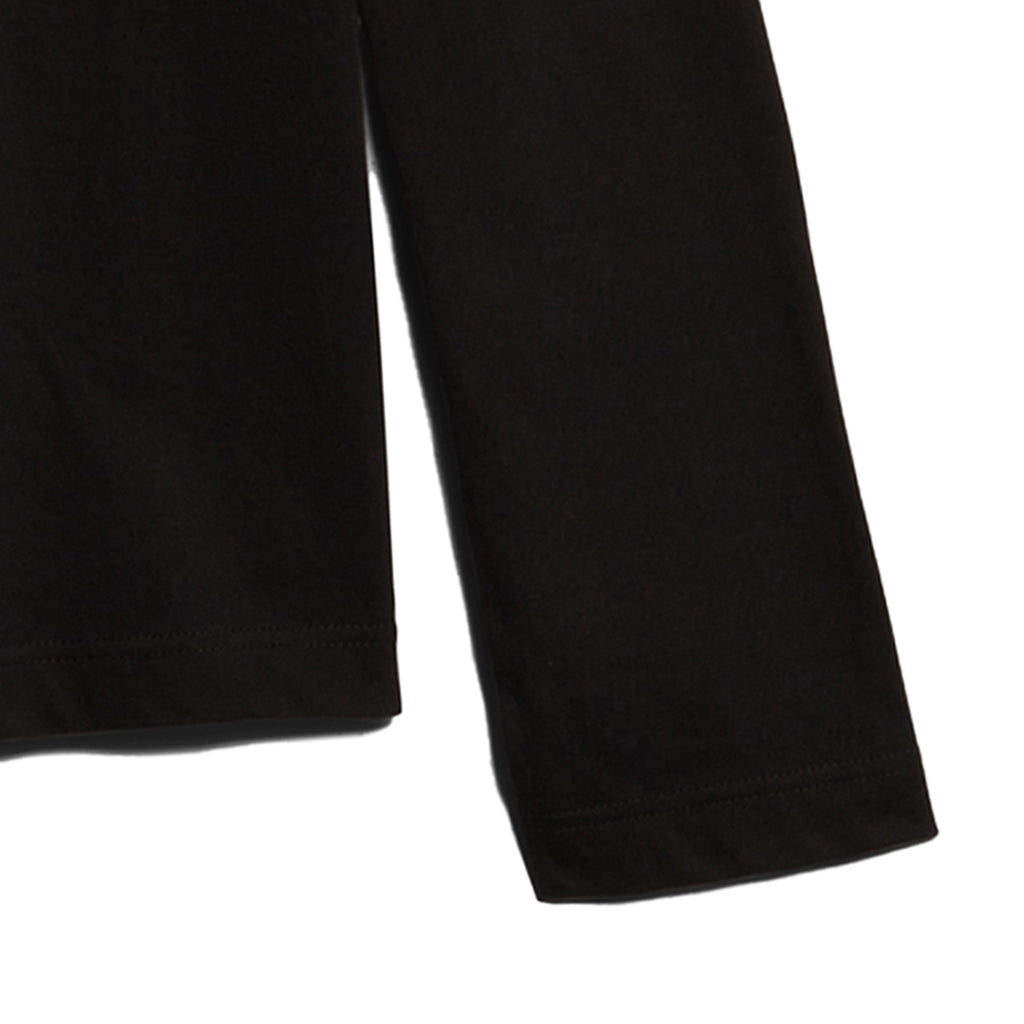 1950s Long Sleeve Loopwheeled T-Shirt - Black