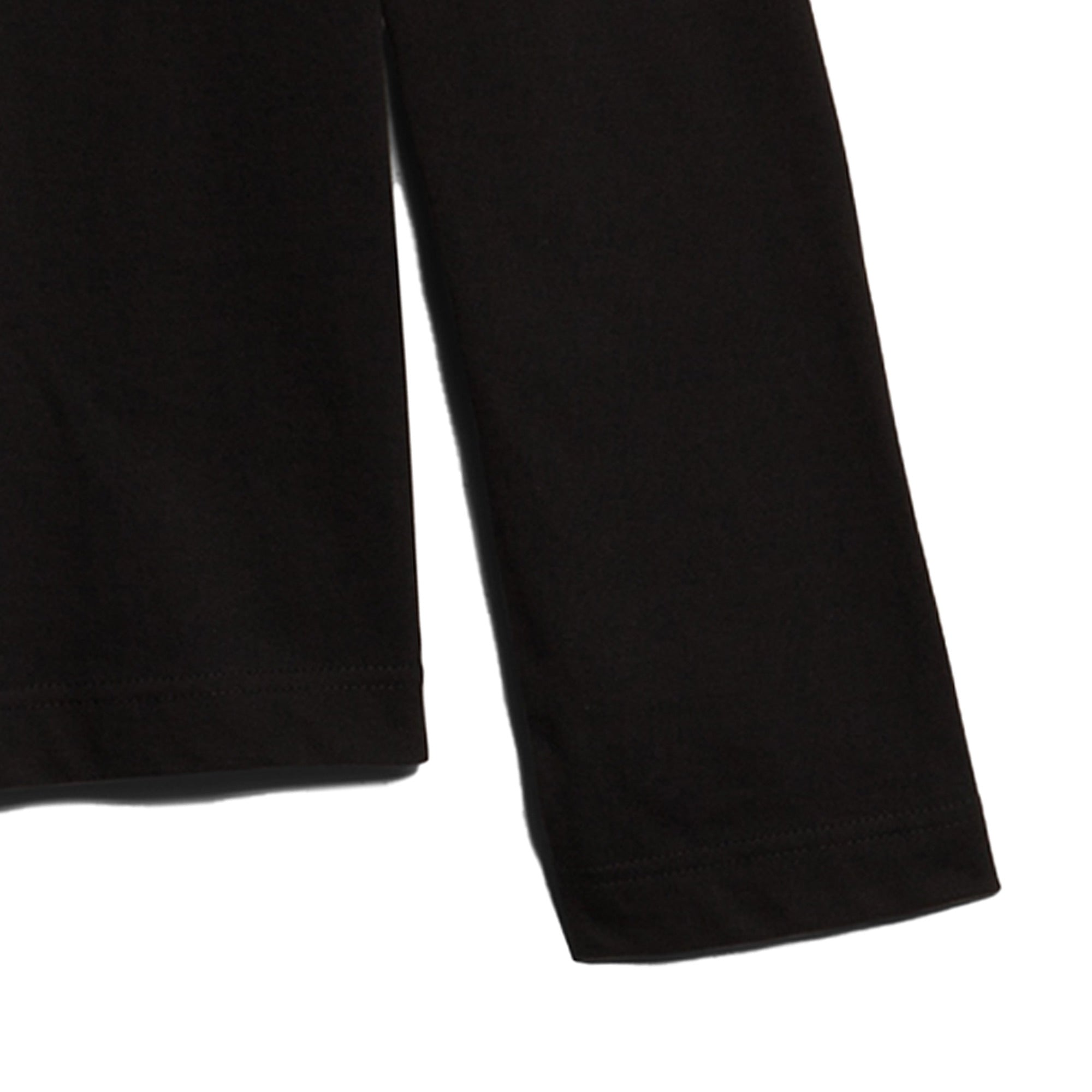 1950s Long Sleeve Loopwheeled T-Shirt - Black