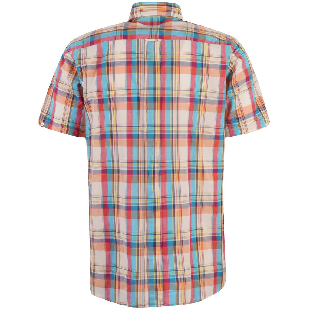 Real Hoxton Check Short Sleeves Shirt - Madras Delight