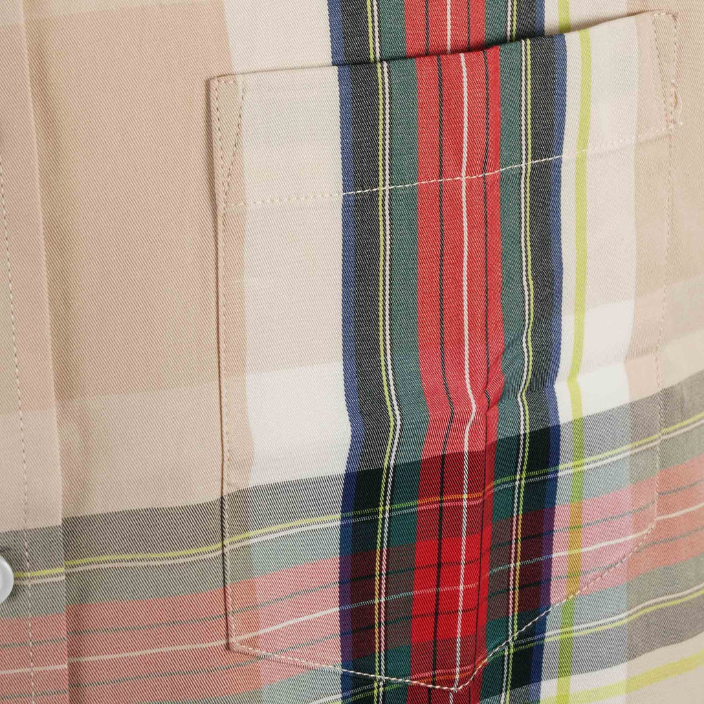 Real Hoxton Check Short Sleeves Shirt - Mega Tartan