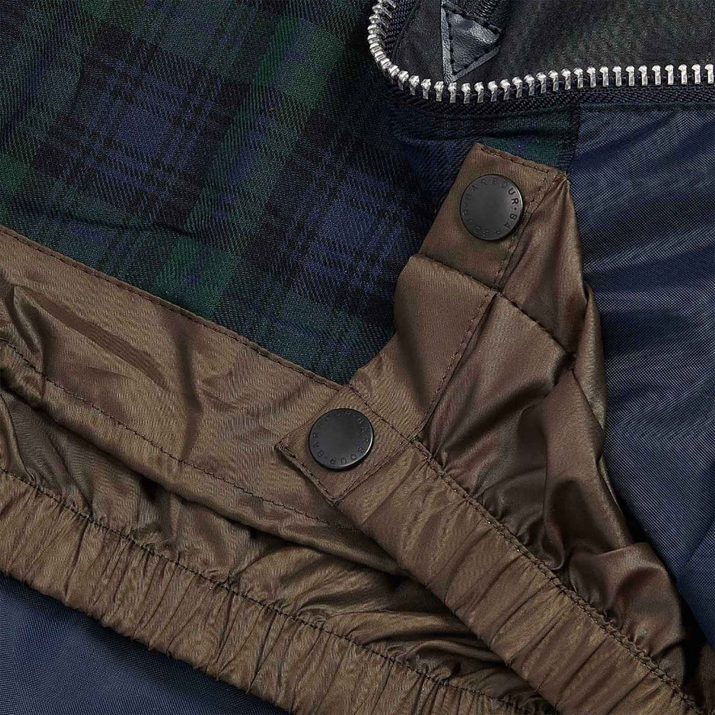 Barbour x Flower Mountain Oversized Transport Waxed Jacket - Navy