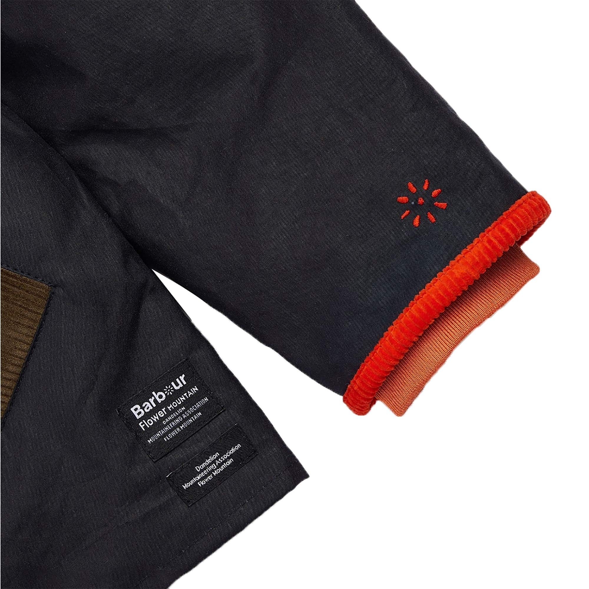 Barbour x Flower Mountain Oversized Transport Waxed Jacket - Navy