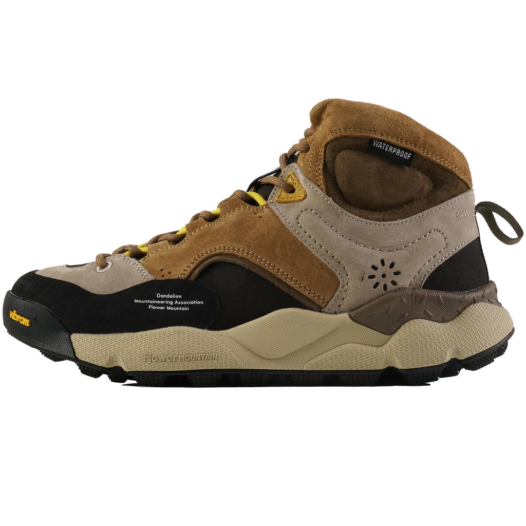 Barbour x Flower Mountain Back Country Hi-Top - Brown and Beige