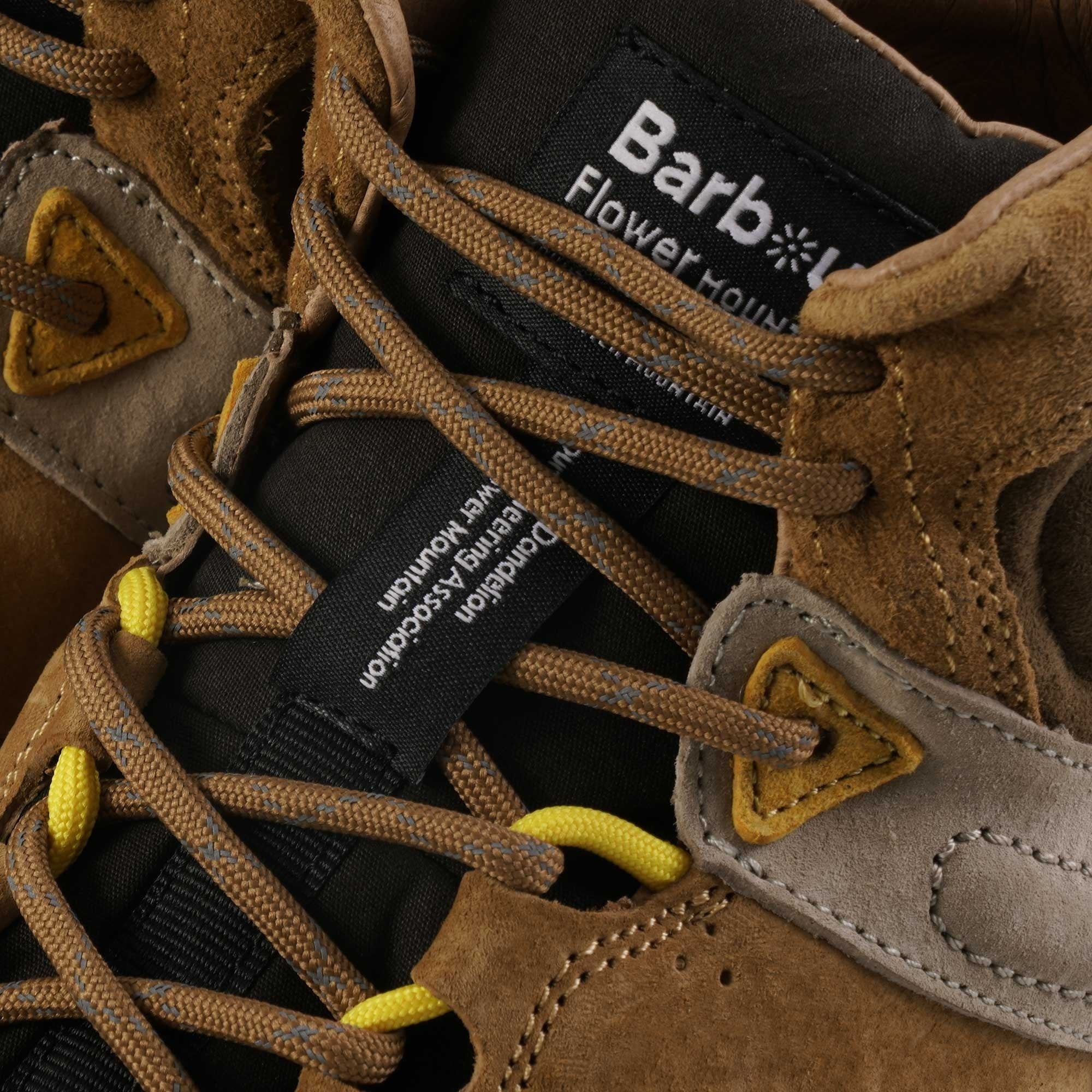 Barbour x Flower Mountain Back Country Hi-Top - Brown and Beige