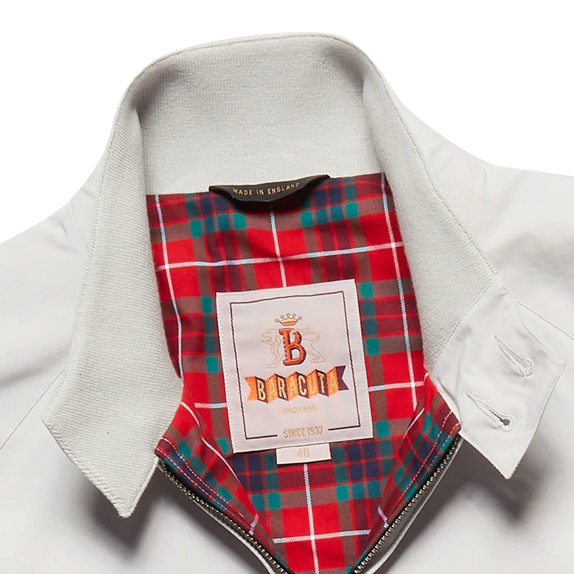 Baracuta G9 Modern Classic Harrington Jacket - Mist – Stuarts London
