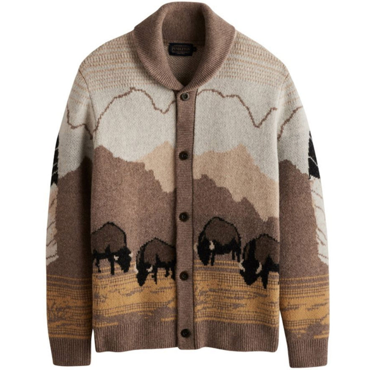Pendleton Woolen Mills In Their Element Cardigan - Tan – Stuarts 