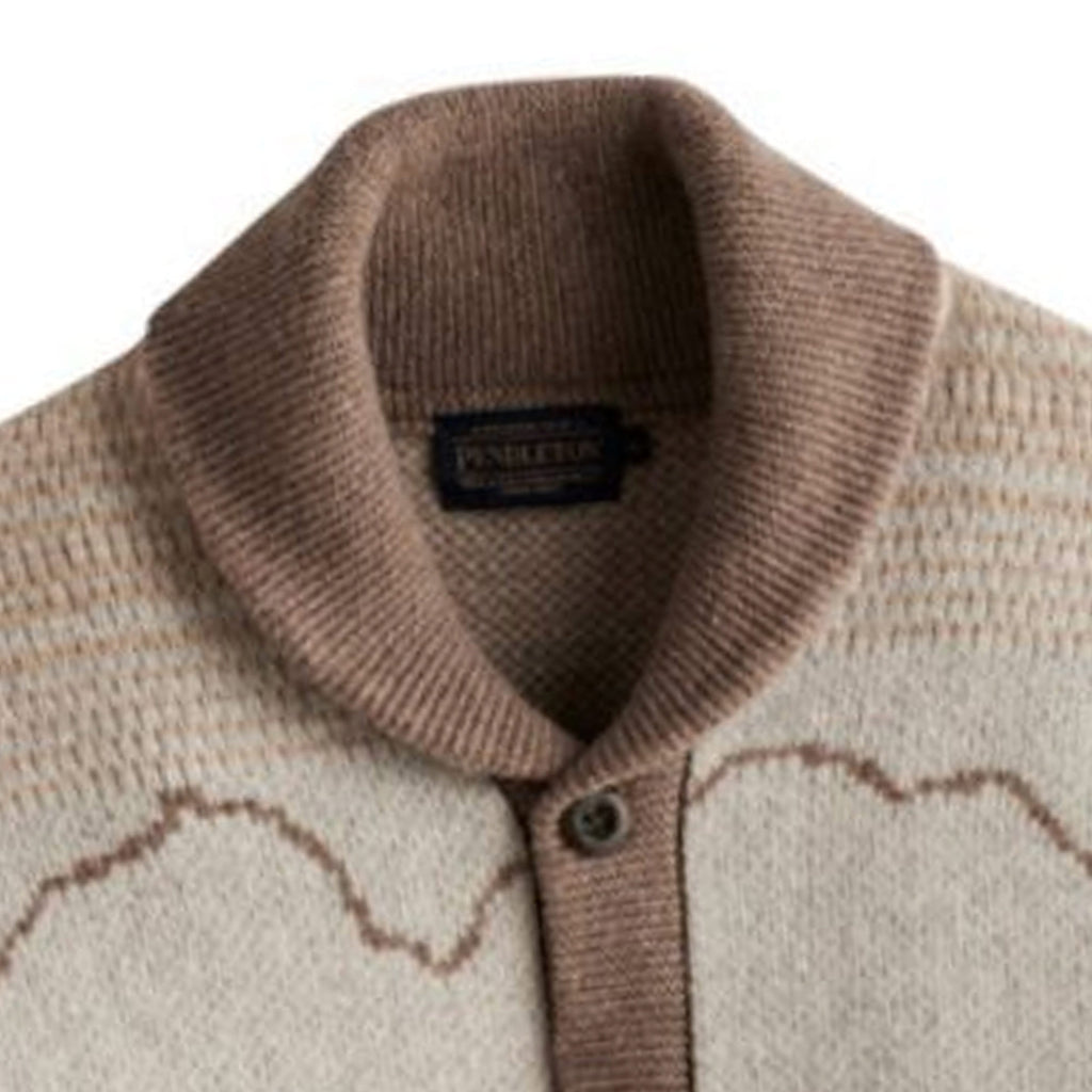 Pendleton Woolen Mills In Their Element Cardigan - Tan