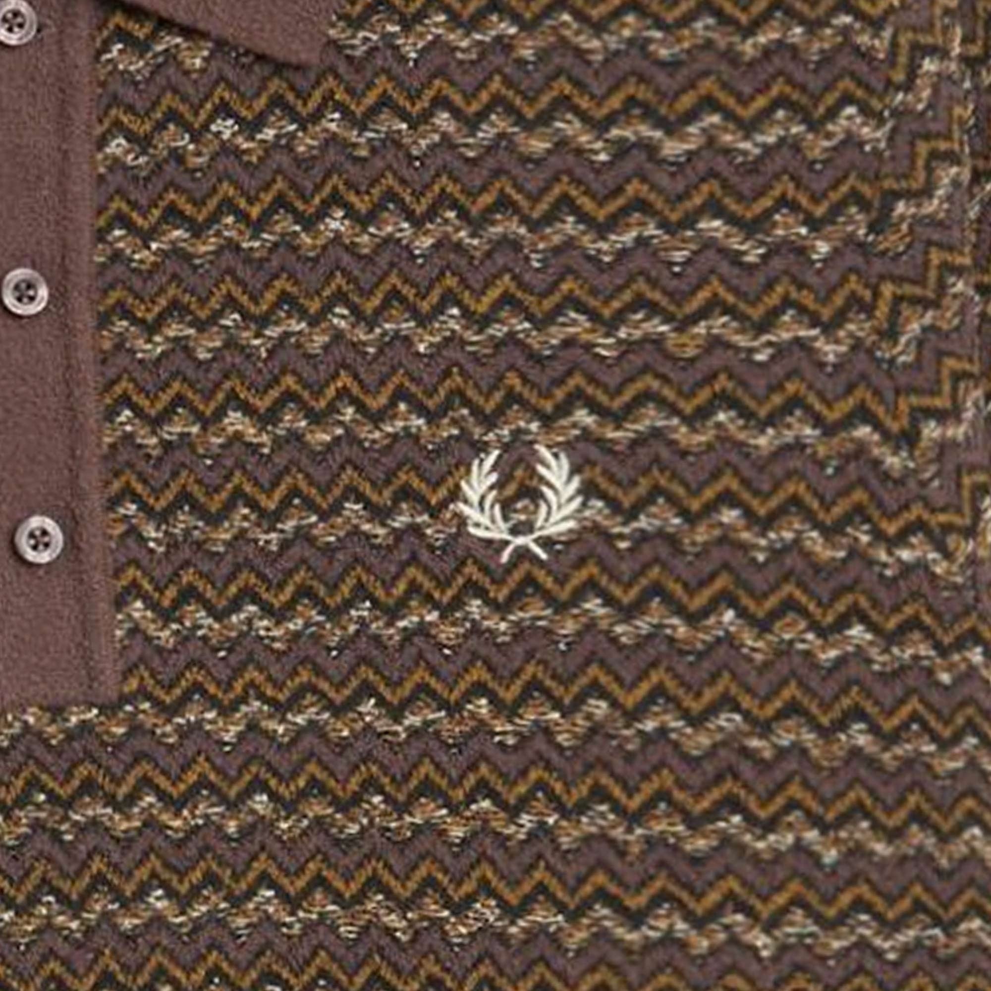 Fred Perry Boucle Jacquard Knitted Shirt - Carrington