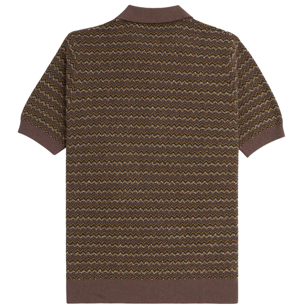 Fred Perry Boucle Jacquard Knitted Shirt - Carrington
