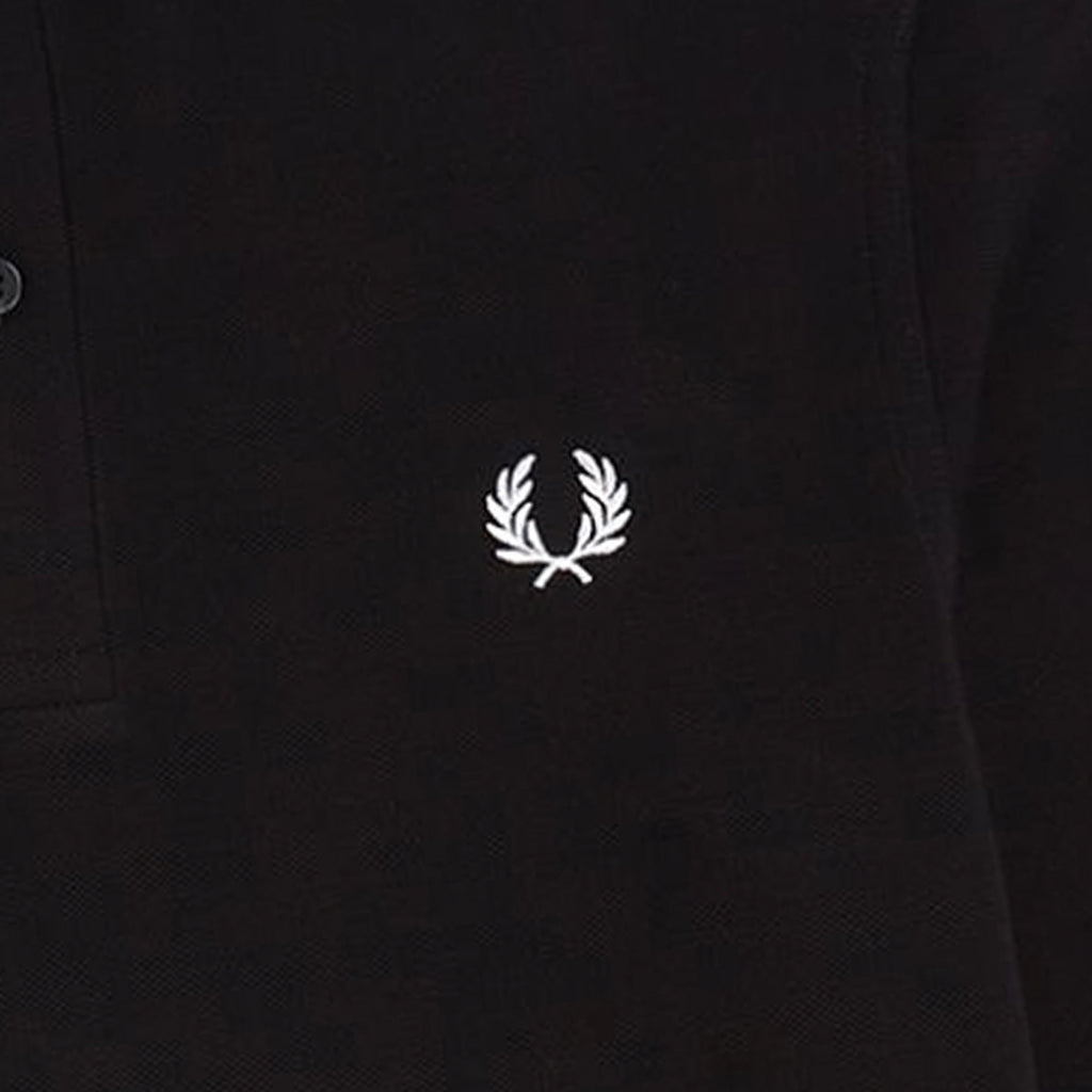 M3636 Long Sleeve Twin Tipped Polo Shirt - Black