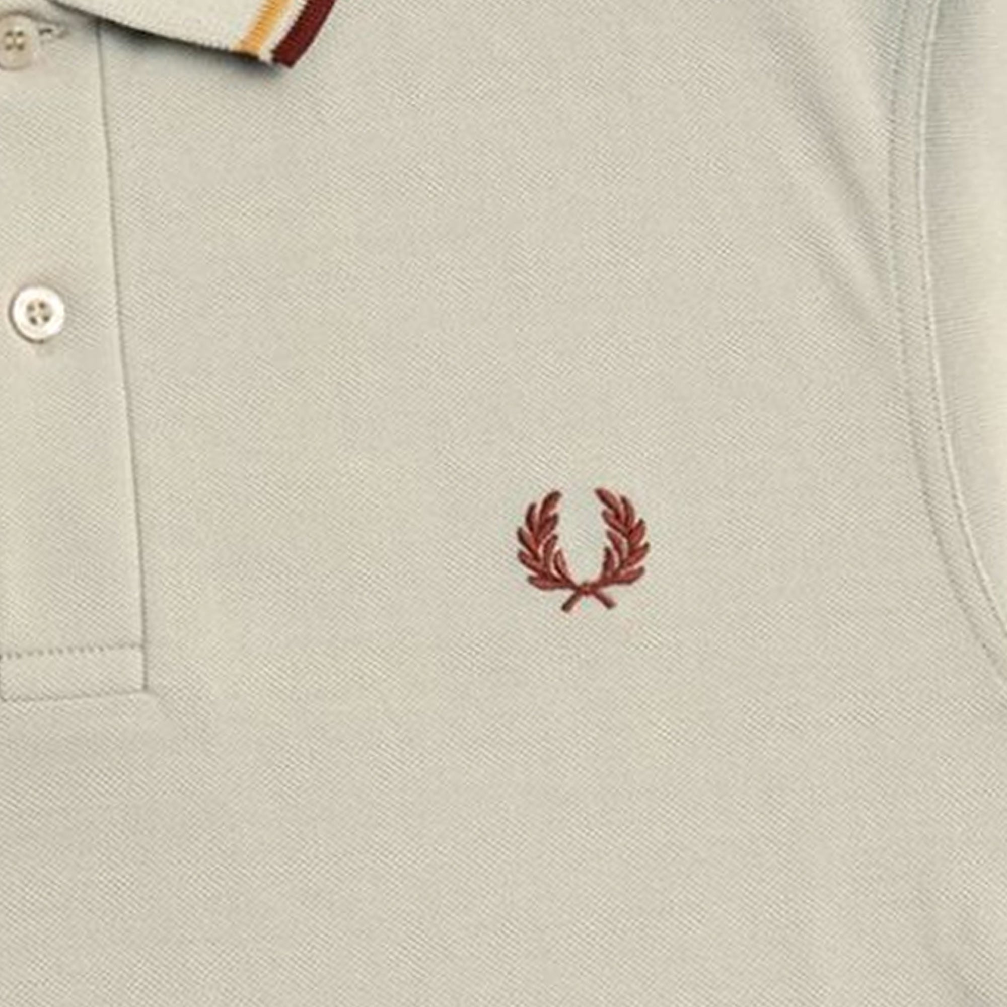 Fred Perry M3600 Twin Tipped Polo Shirt - Oatmeal