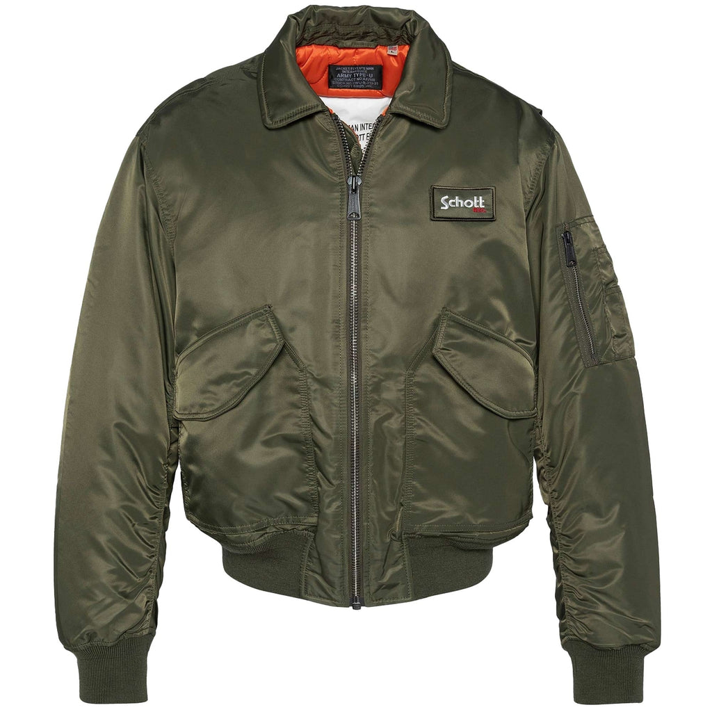 CWU 90's Fit Bomber Jacket - Army Khaki