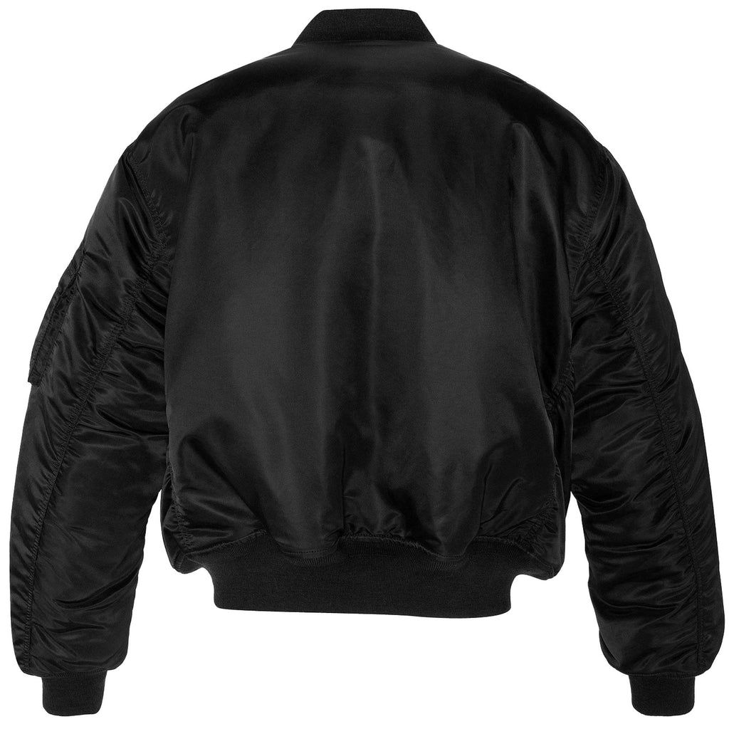 MA-1 90's Fit Bomber Jacket - Black
