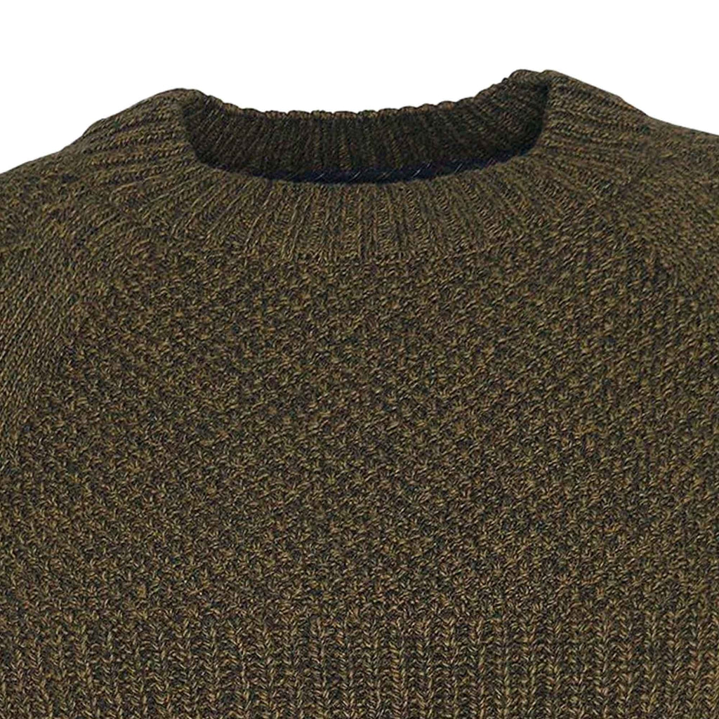 Barbour Gansey Oversized Crew Neck Jumper - Sage