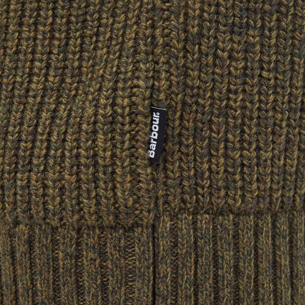 Barbour Gansey Oversized Crew Neck Jumper - Sage