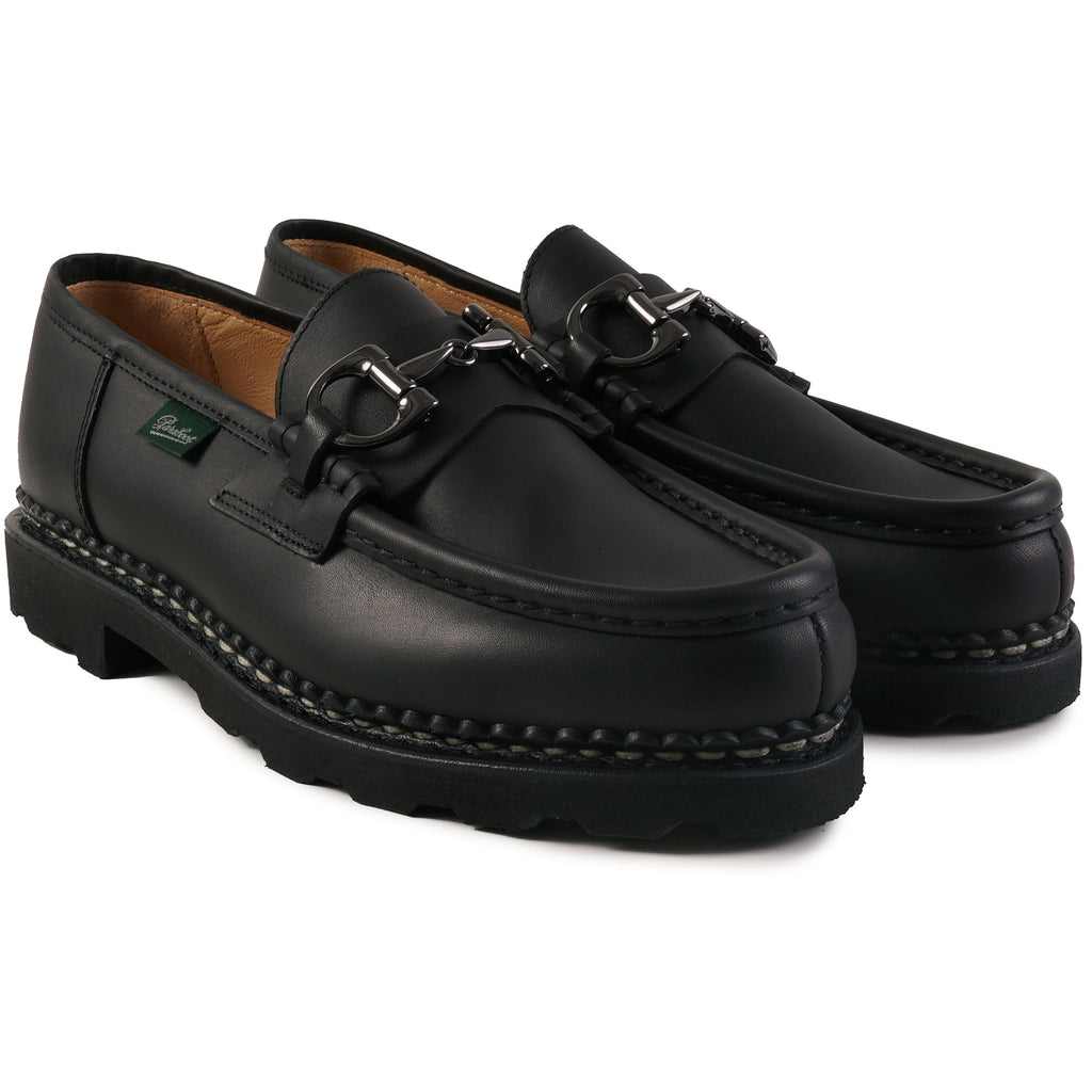 Reims Mors Horsebit Loafer - Black