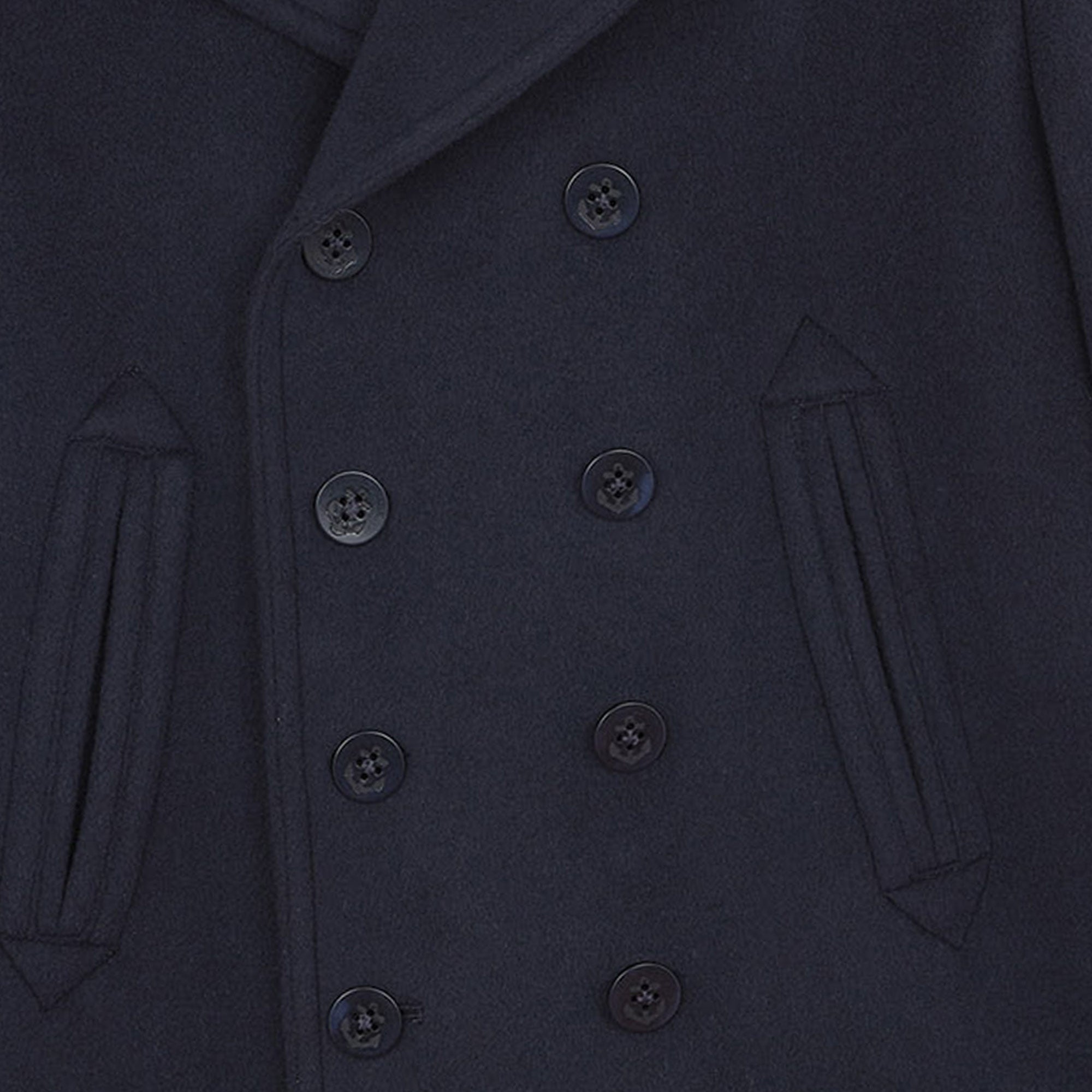 Paul and Shark Re-wool Peacoat - Dark Navy
