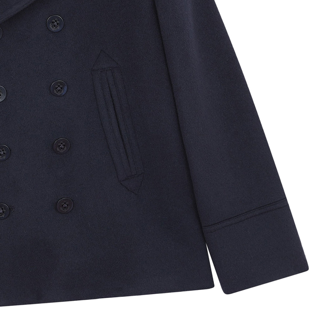 Paul and Shark Re-wool Peacoat - Dark Navy