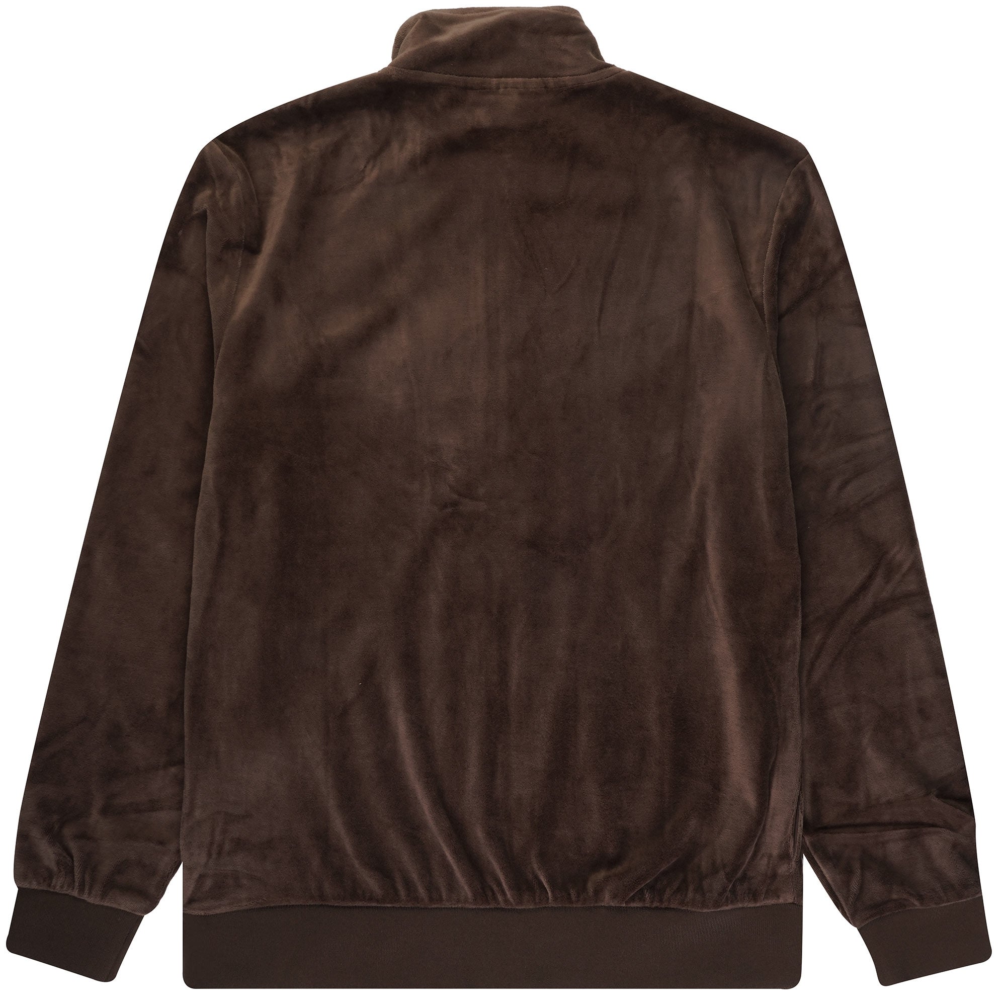 Fila Vintage Marc Velour Track Top - Coffee Bean
