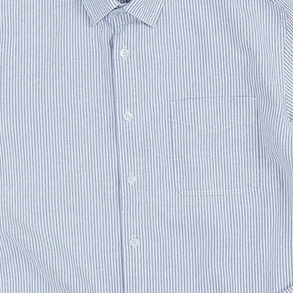 OG Striped Oxford Oversized Shirt - Blue