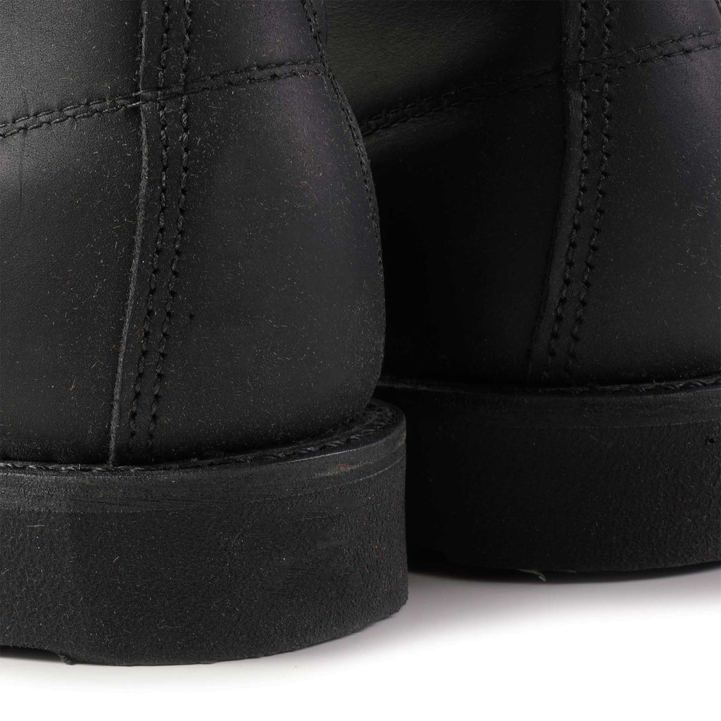 Classic Moc Toe Boots - Black