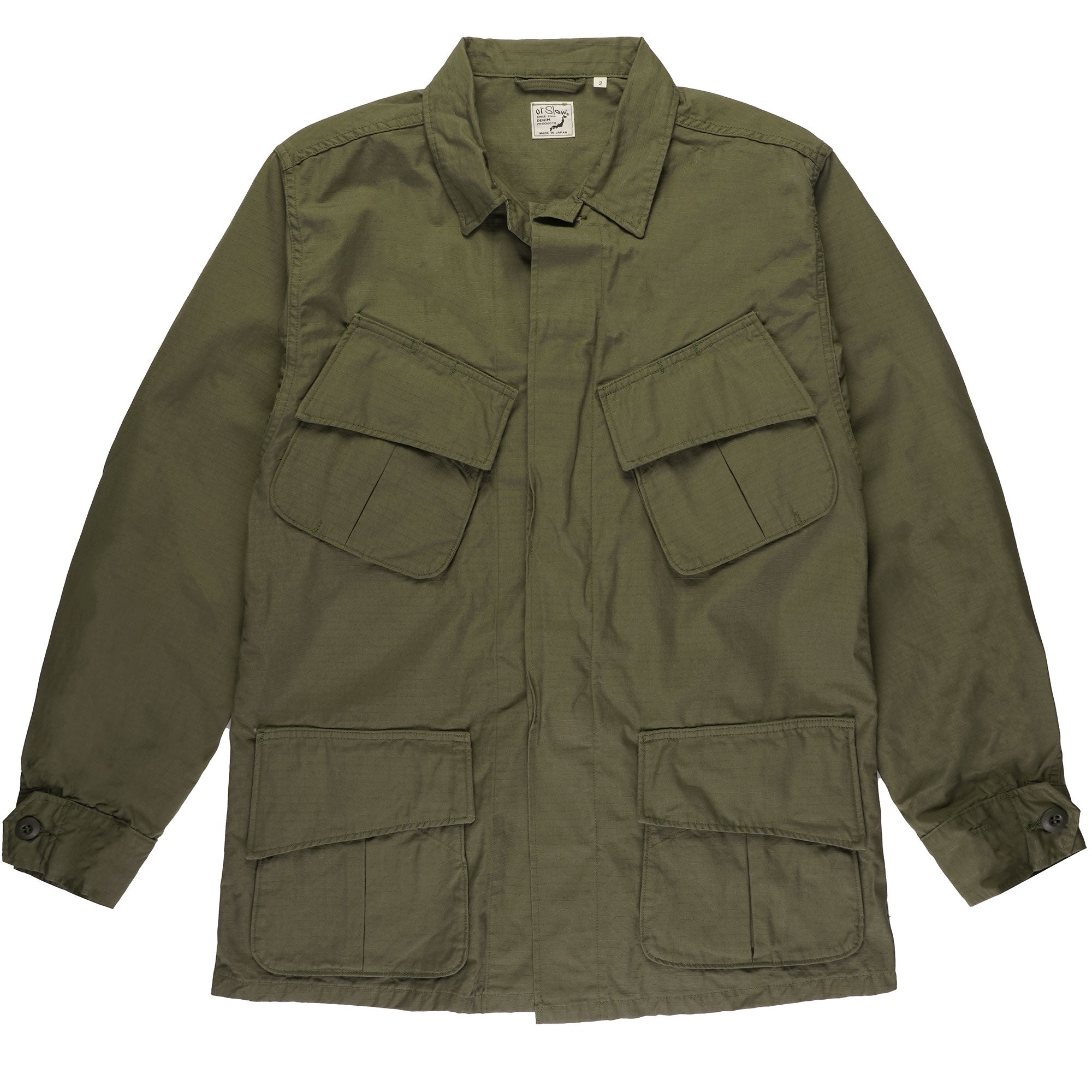 OrSlow Tropical Jacket - Army Green 01-6010-76 – Stuarts London