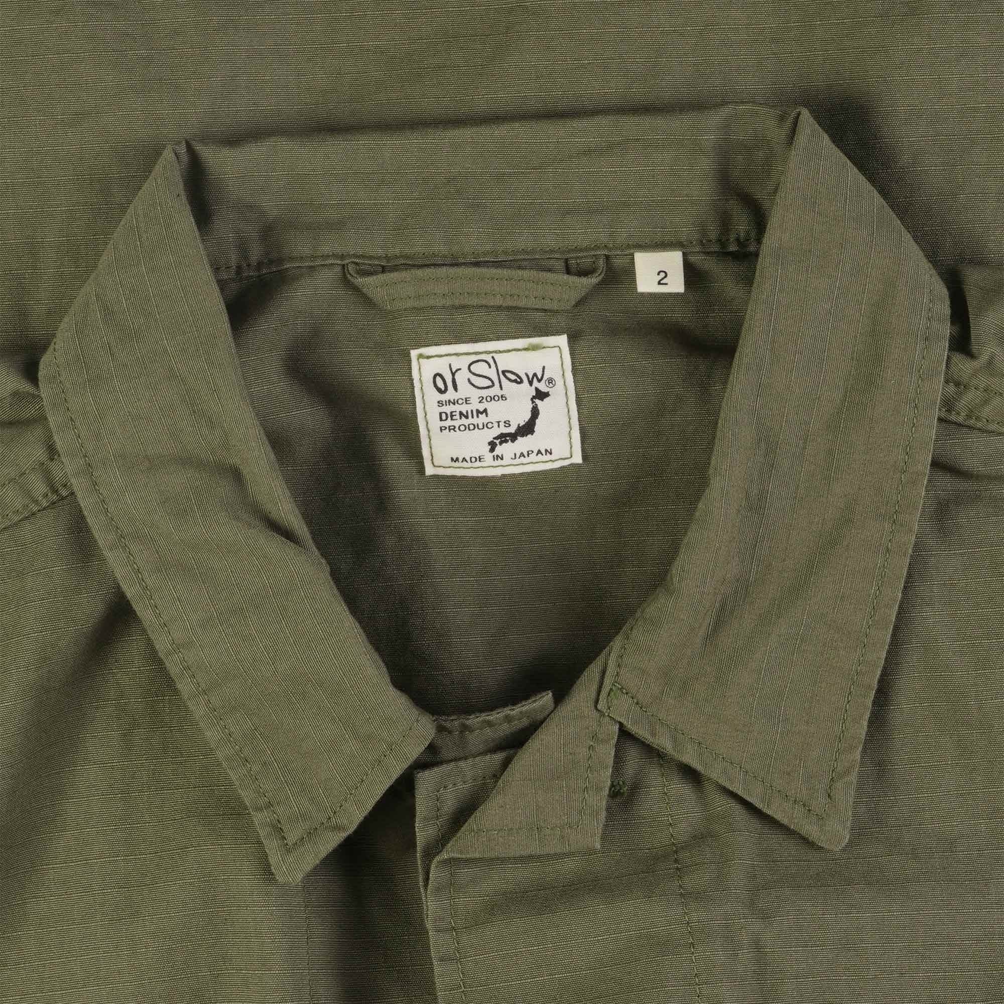 OrSlow Tropical Jacket - Army Green 01-6010-76 – Stuarts London