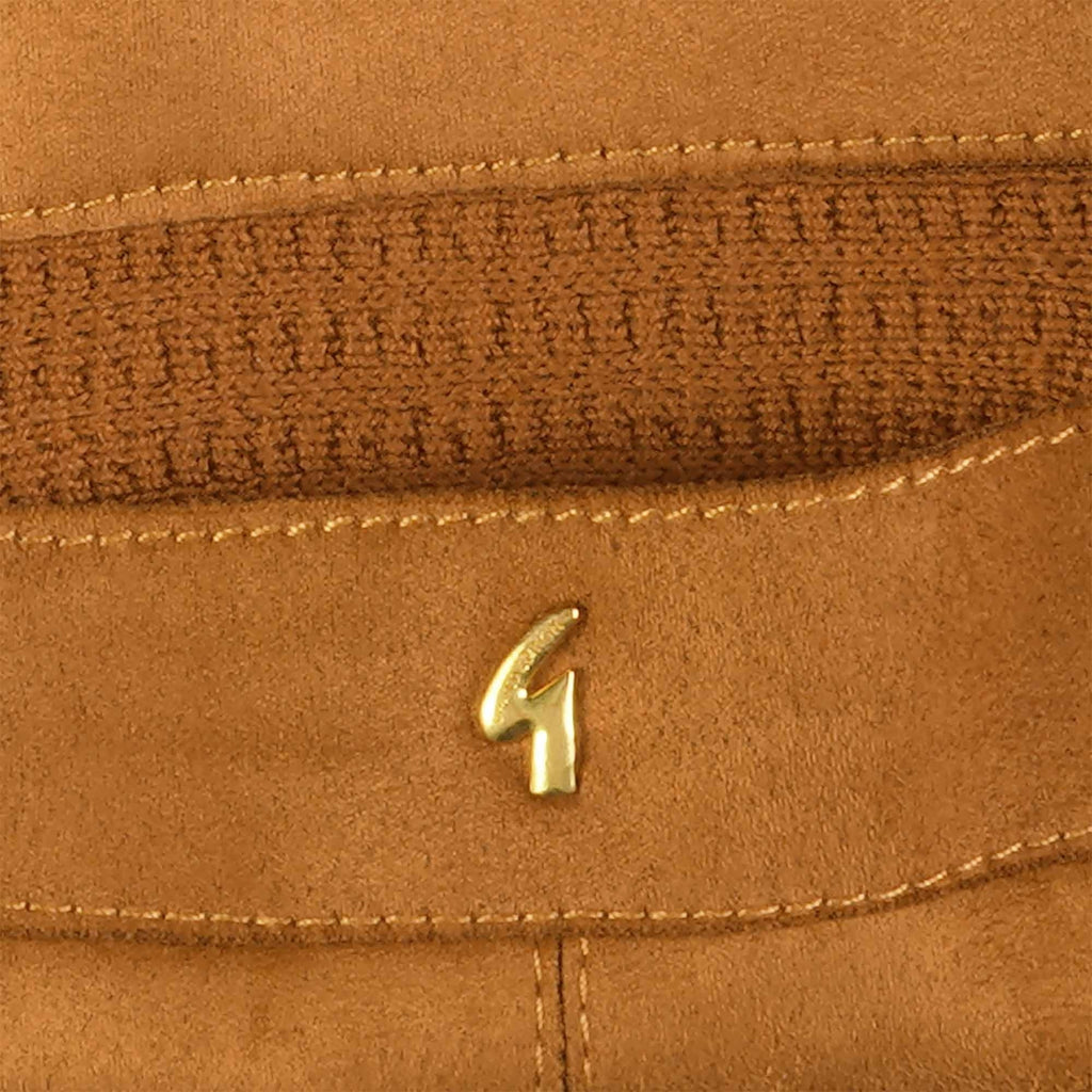 Gabicci Vintage Everett Button Through Polo Shirt - Toffee